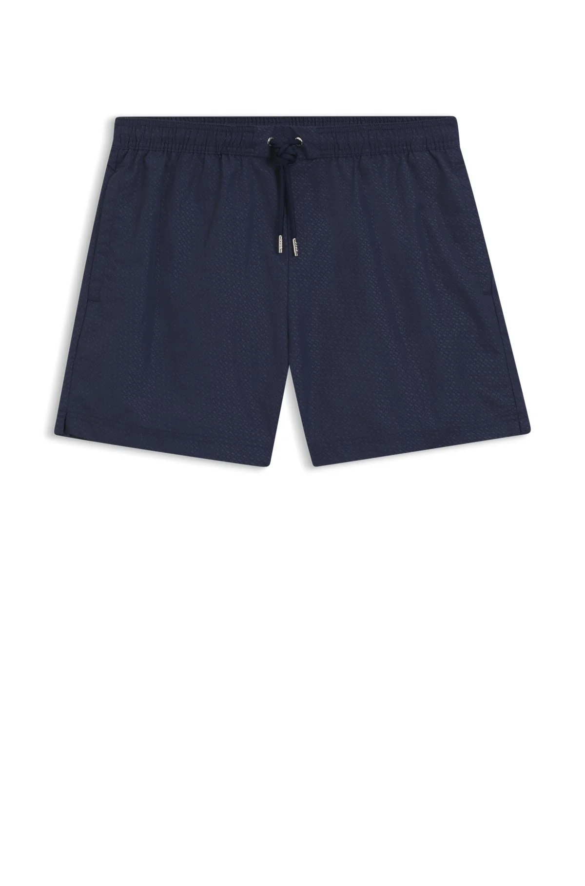 SWIM SHORTS WITH ALL-OVER MONOGRAM PRINT - 1