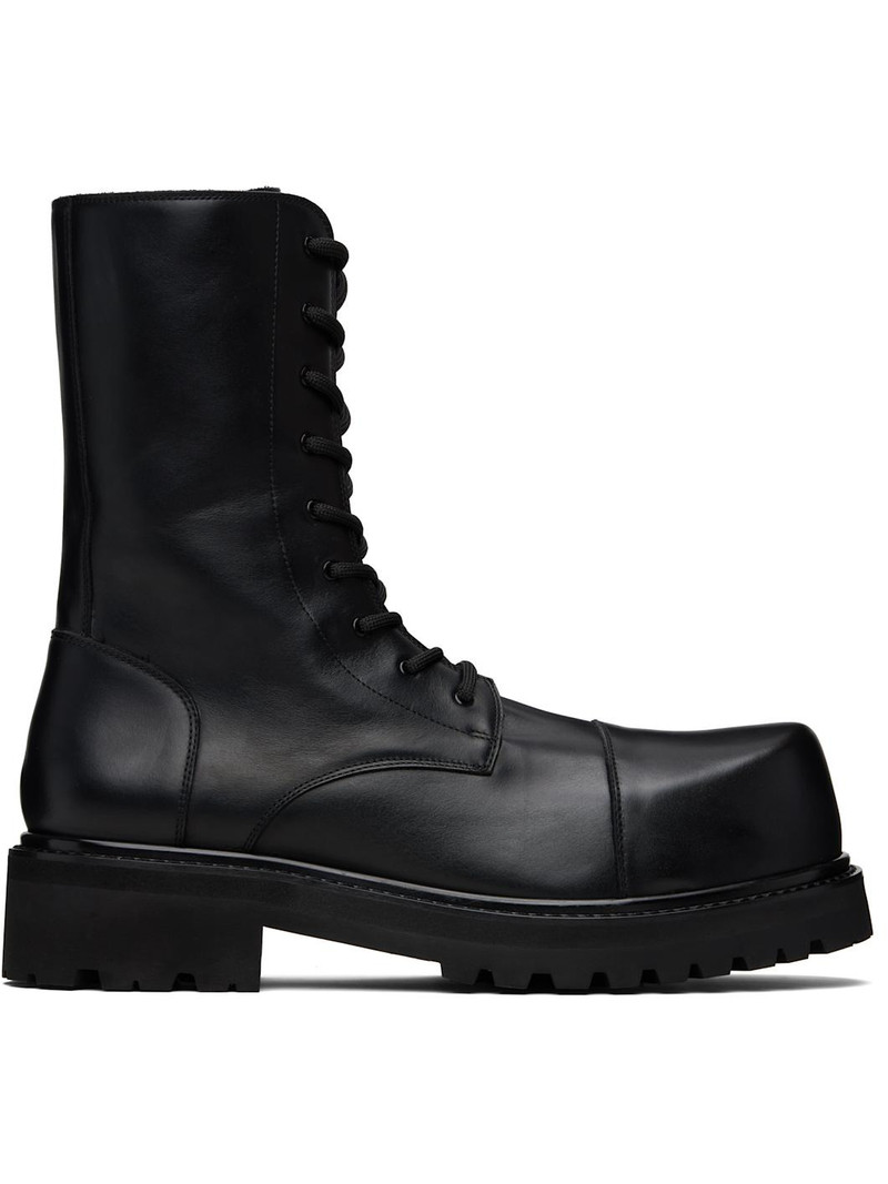 Black Stomp Compact Boots 1