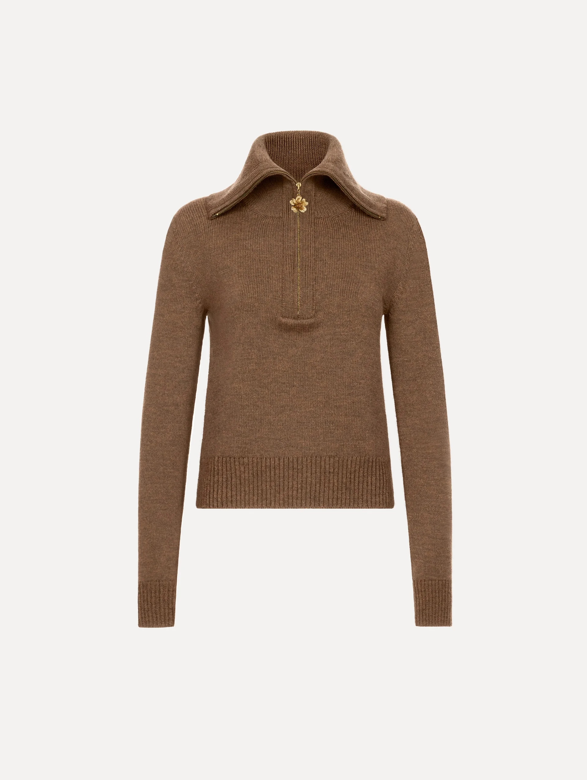 DOUBLE COLLAR DOUBLE ZIP PULLOVER - 1