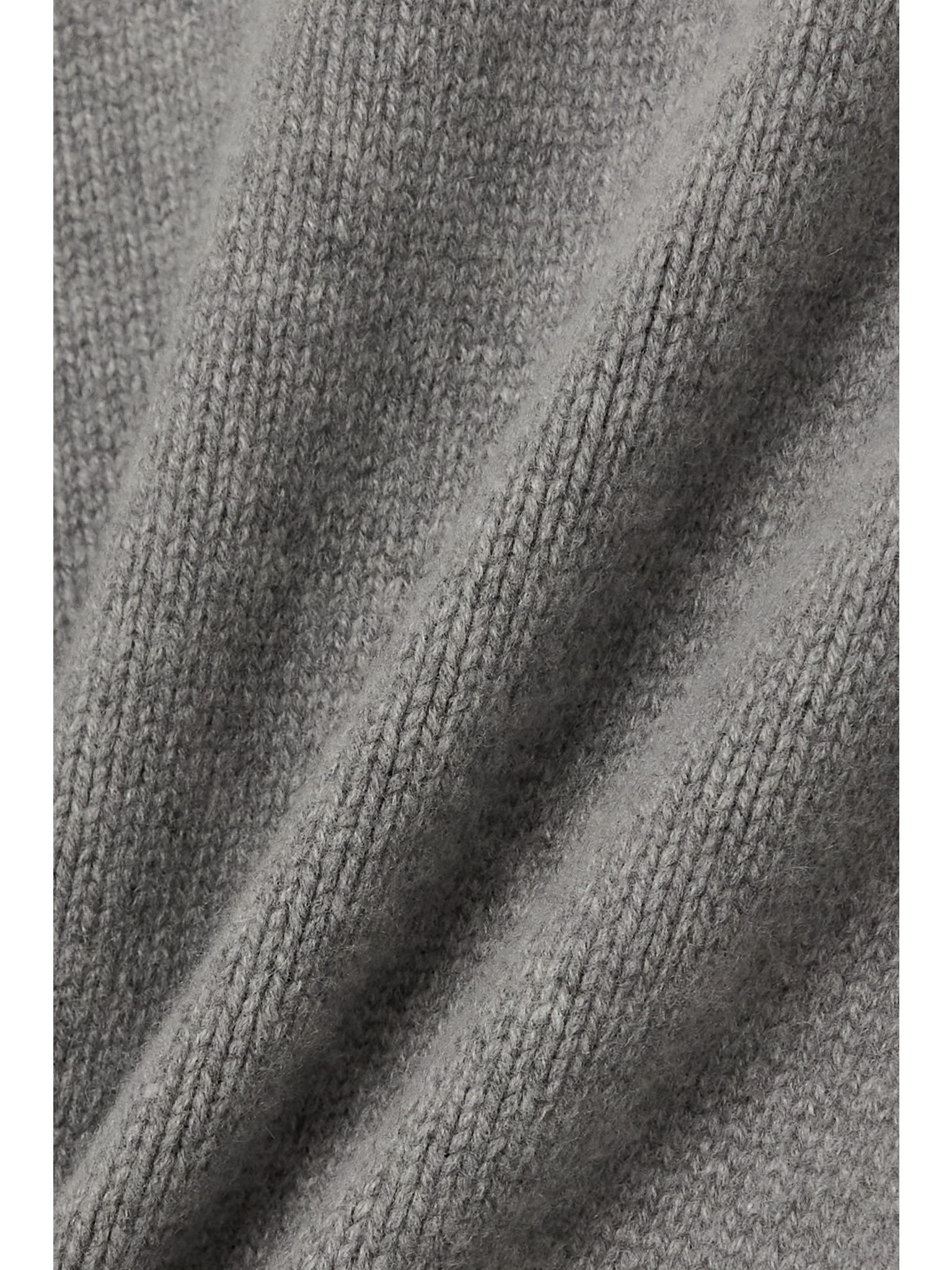Cashmere half-zip sweater Gray - 4