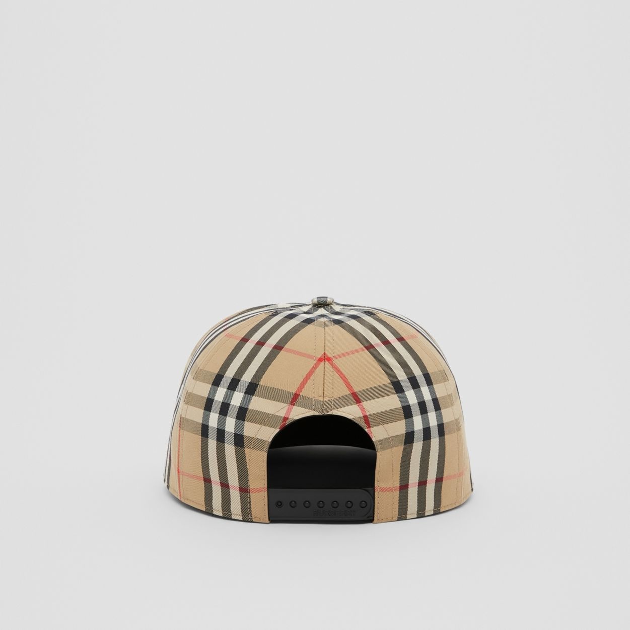 Love Print Vintage Check Baseball Cap - 7