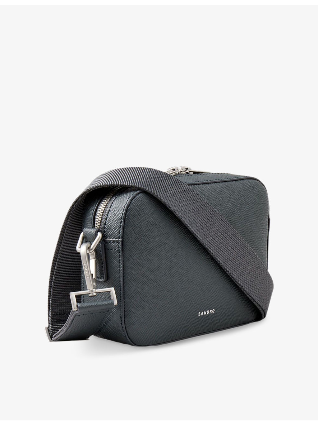 Logo-embellished leather cross-body bag - 2