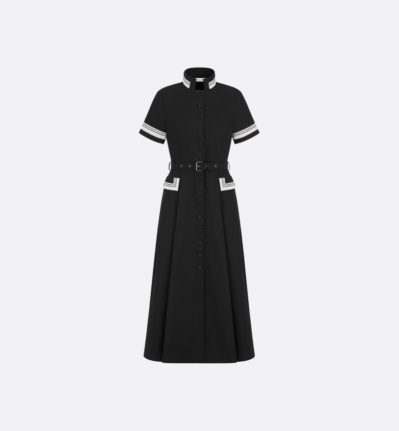 Mid-Length Flared Shirtdress 1