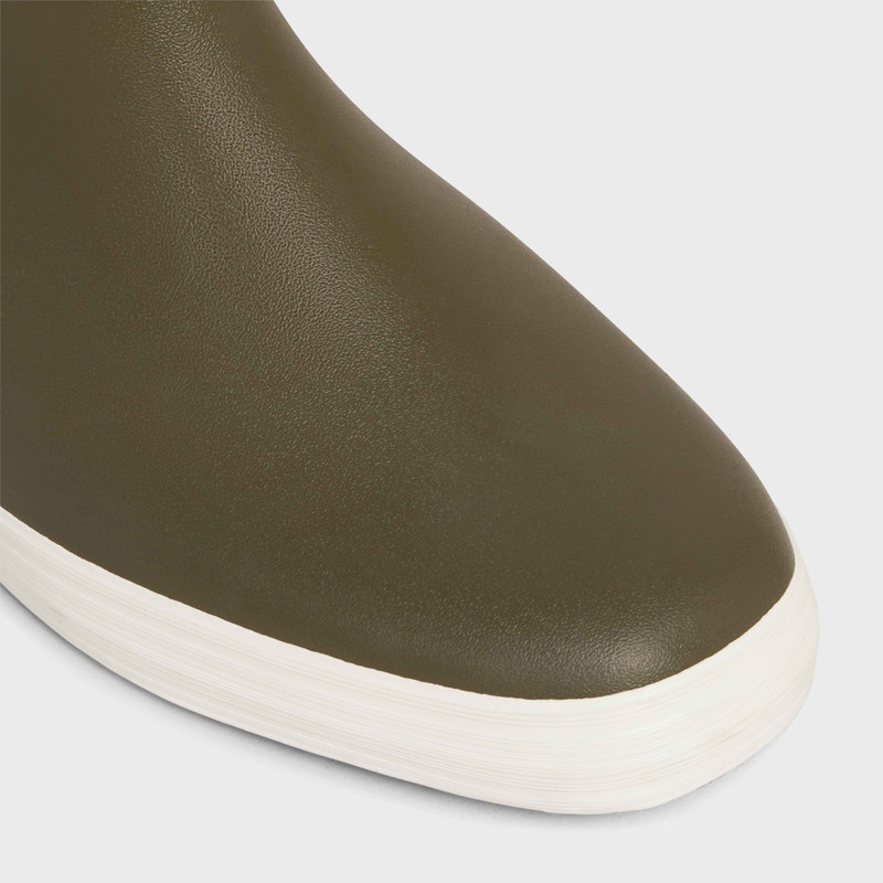 Flat Half Boot Les Bottes de Pont Celine in Natural Rubber 8