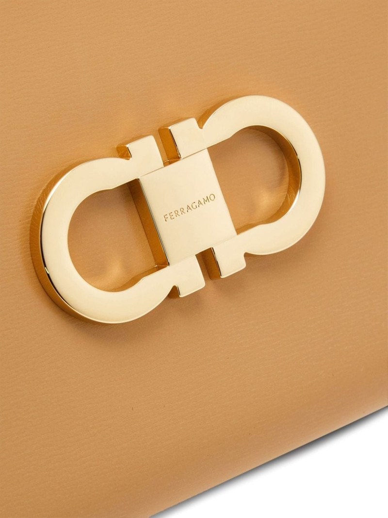 Gancini leather continental wallet 4