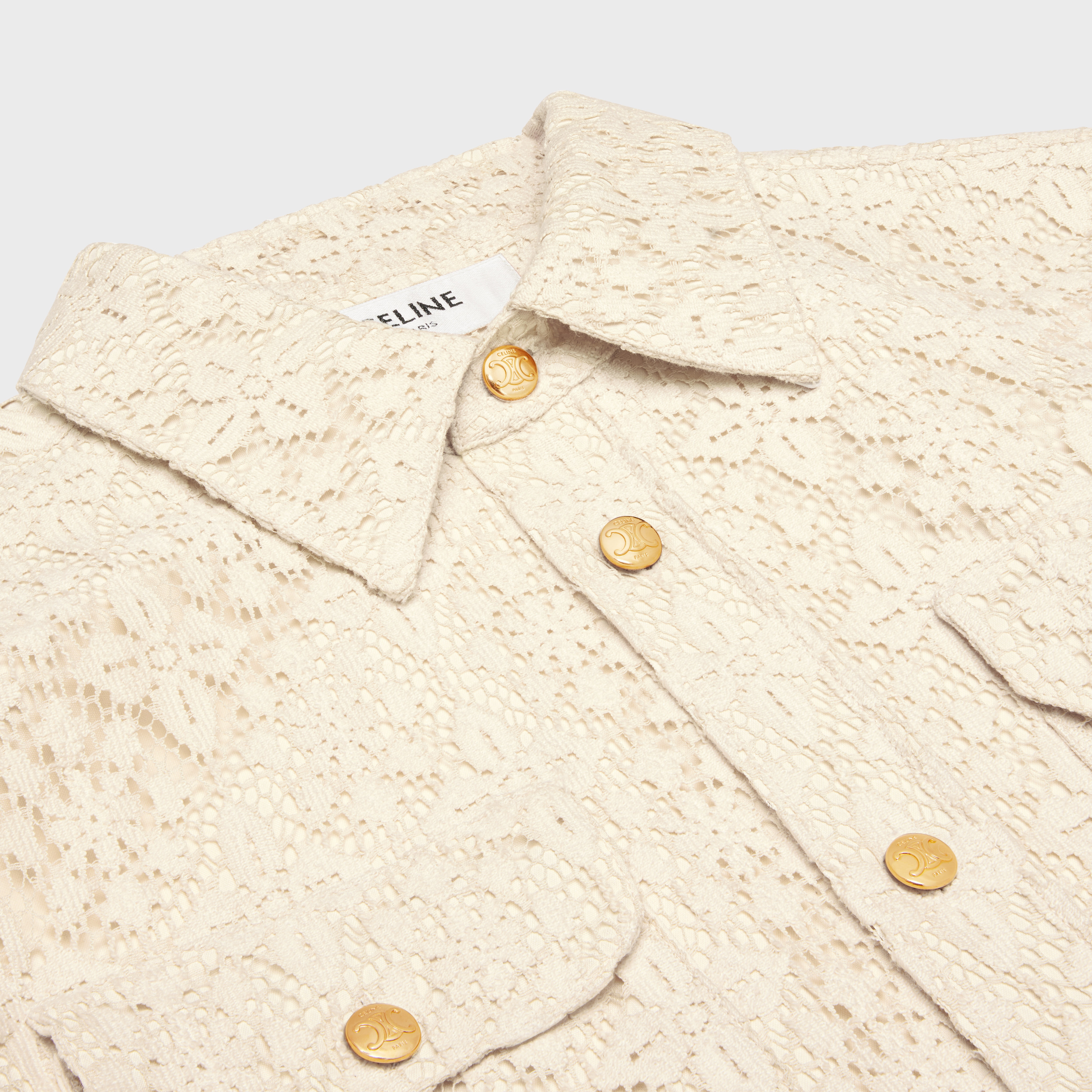 romy shirt in lace cotton - 3