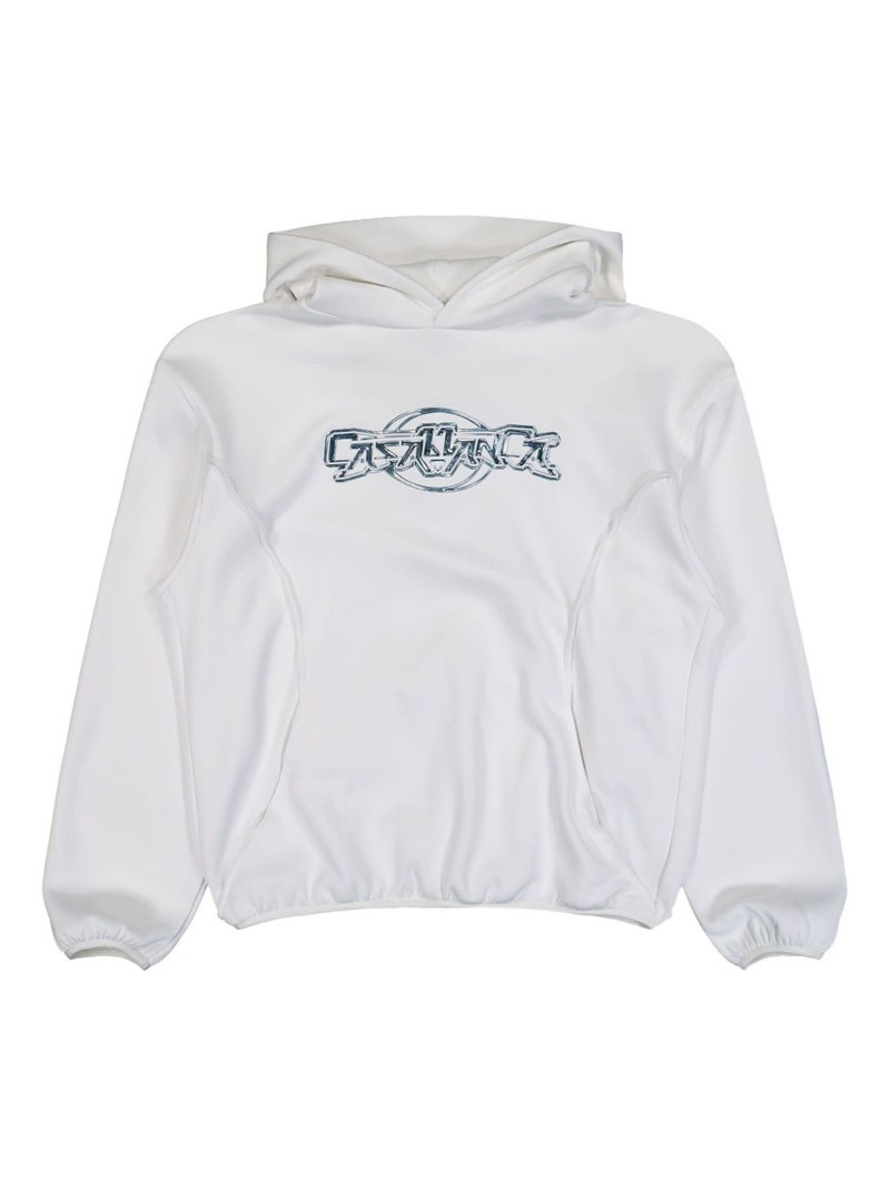 logo-detail long-sleeve hoodie 1