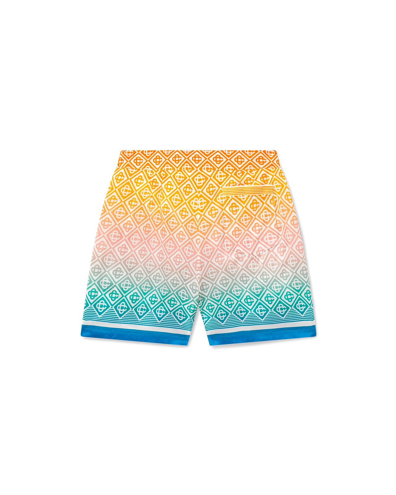 Gradient Monogram Silk Tailored Shorts - 2