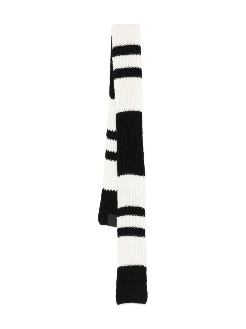 striped wool scarf 1