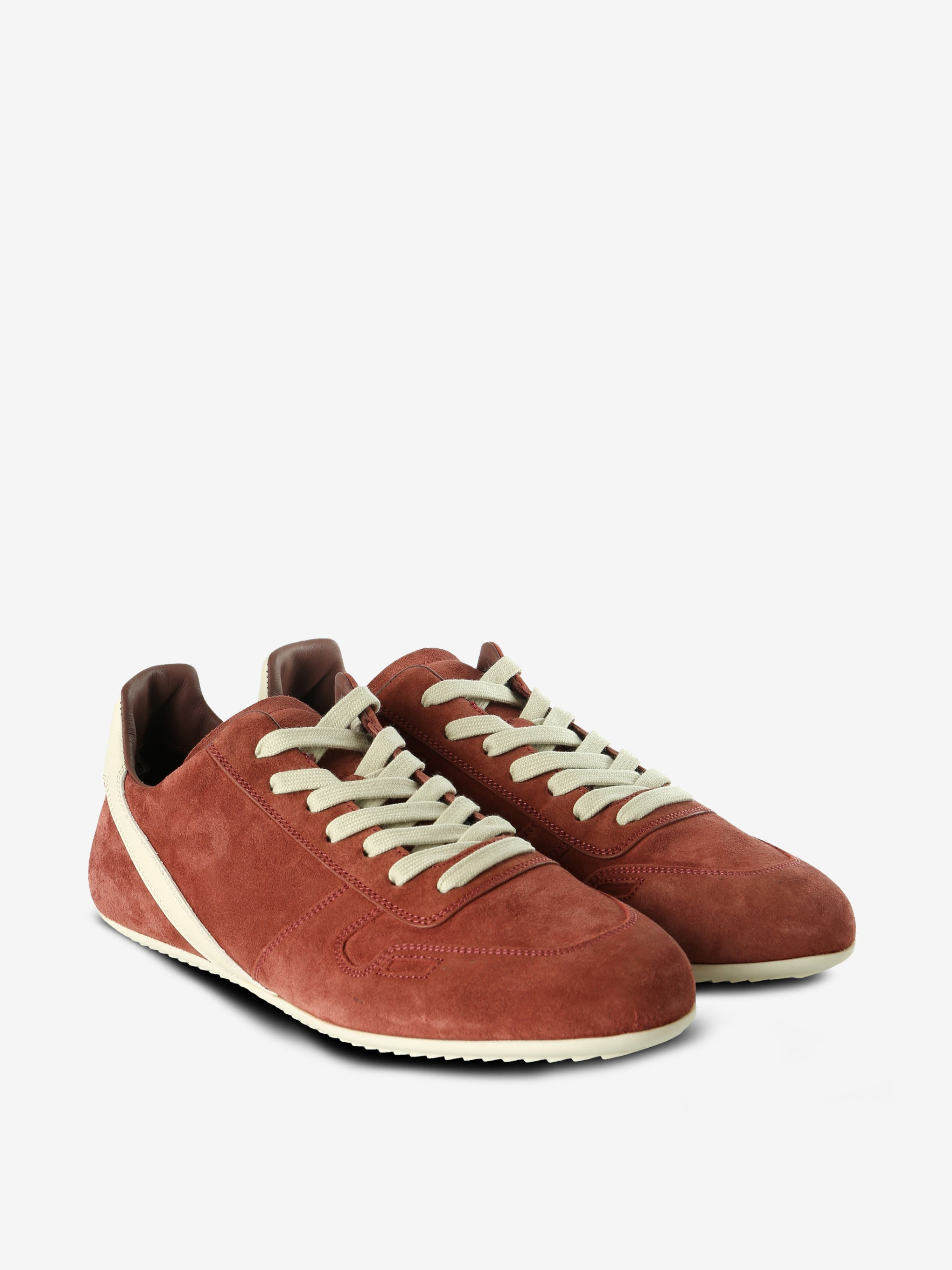RICK OWENS - Women Scarpe In Pelle Minimal Sneakers - 2