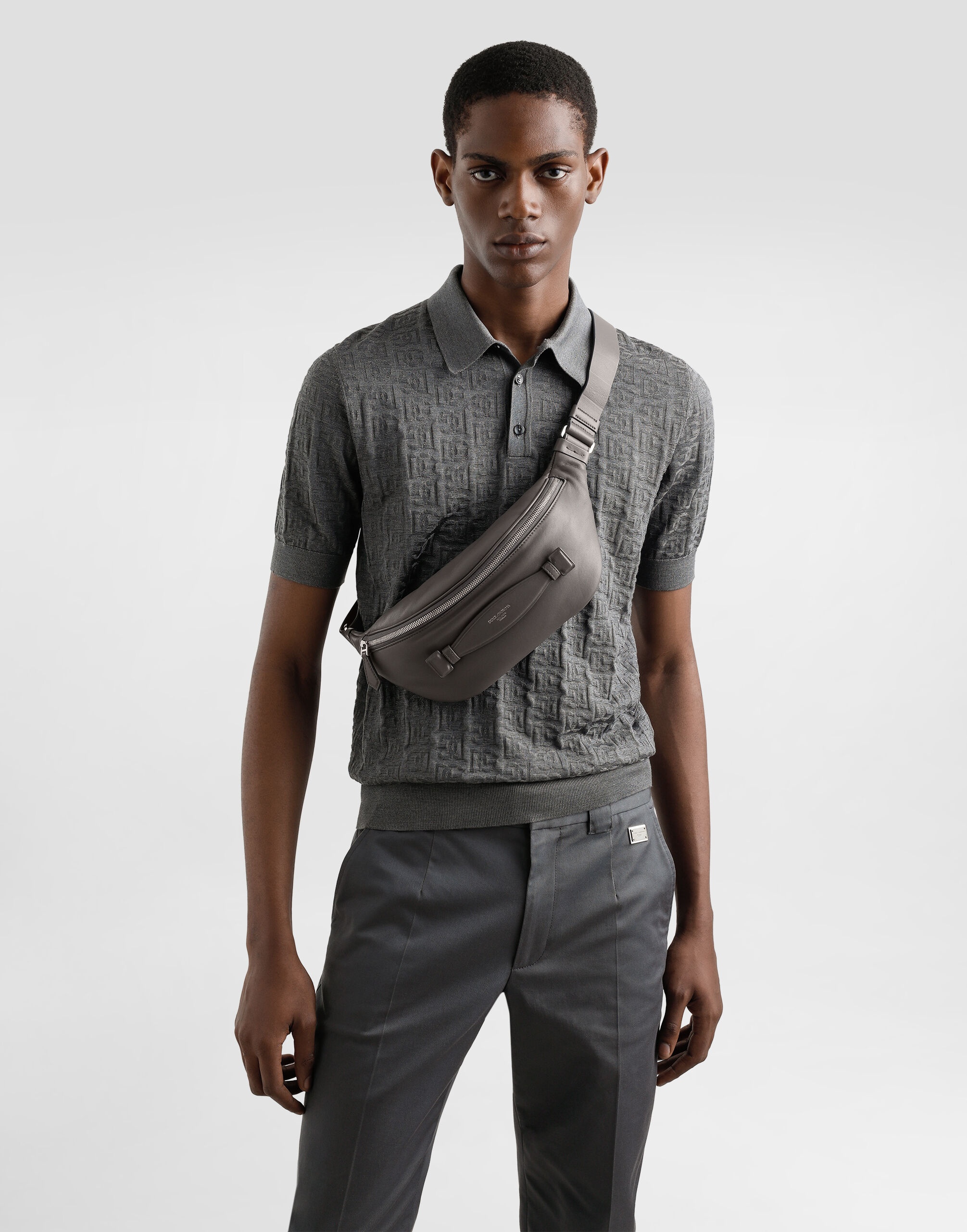 Calfskin nappa leather belt bag - 2