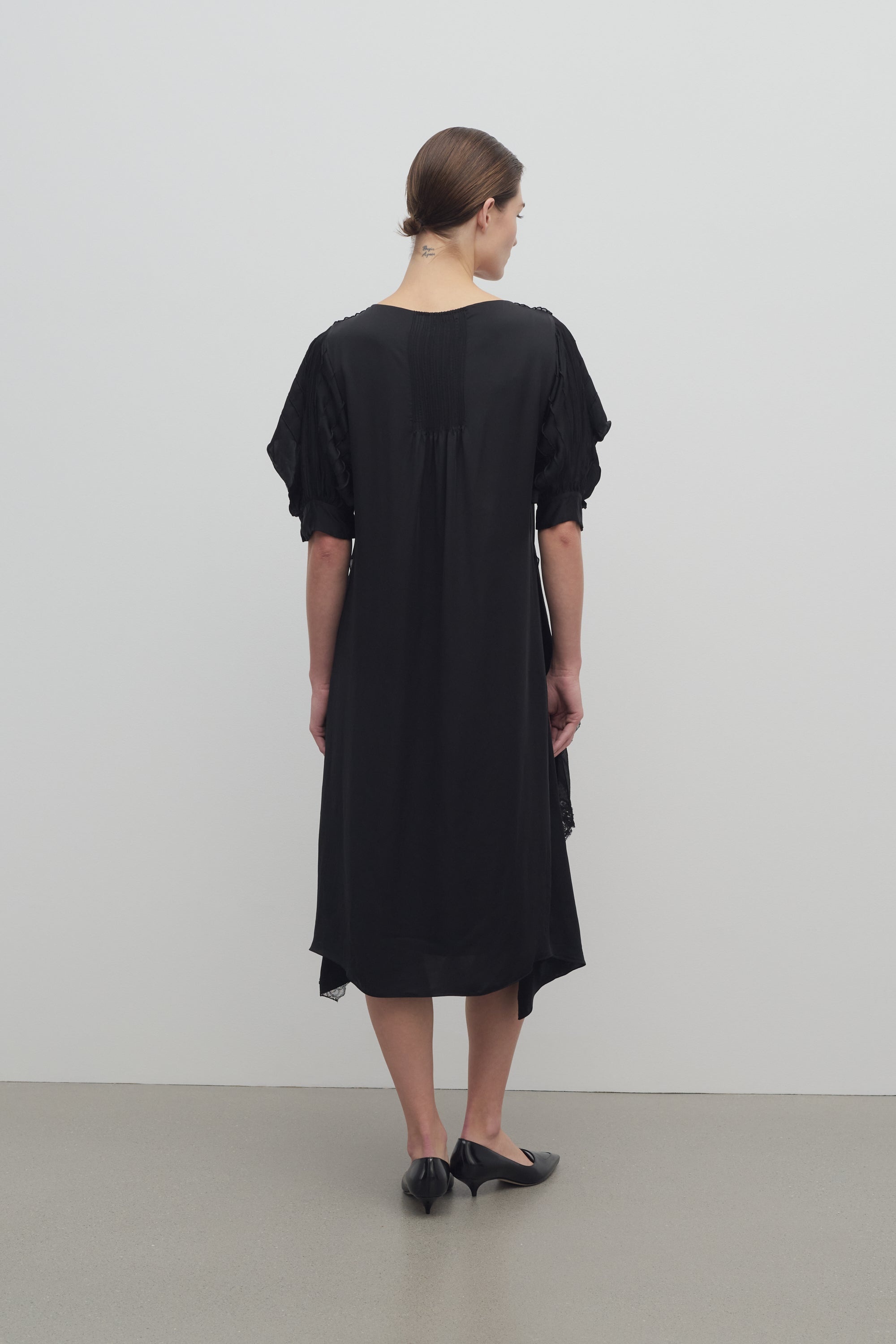 Poleis Dress in Cupro - 5