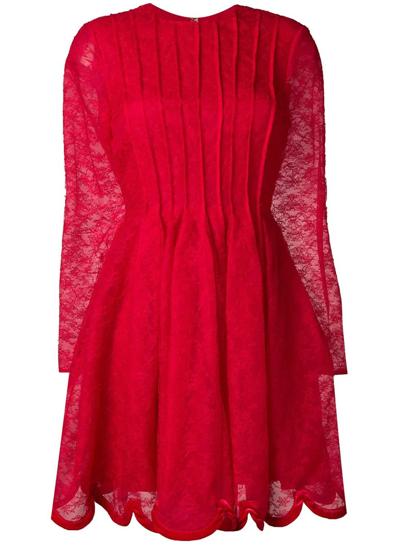 floral lace skater dress 1