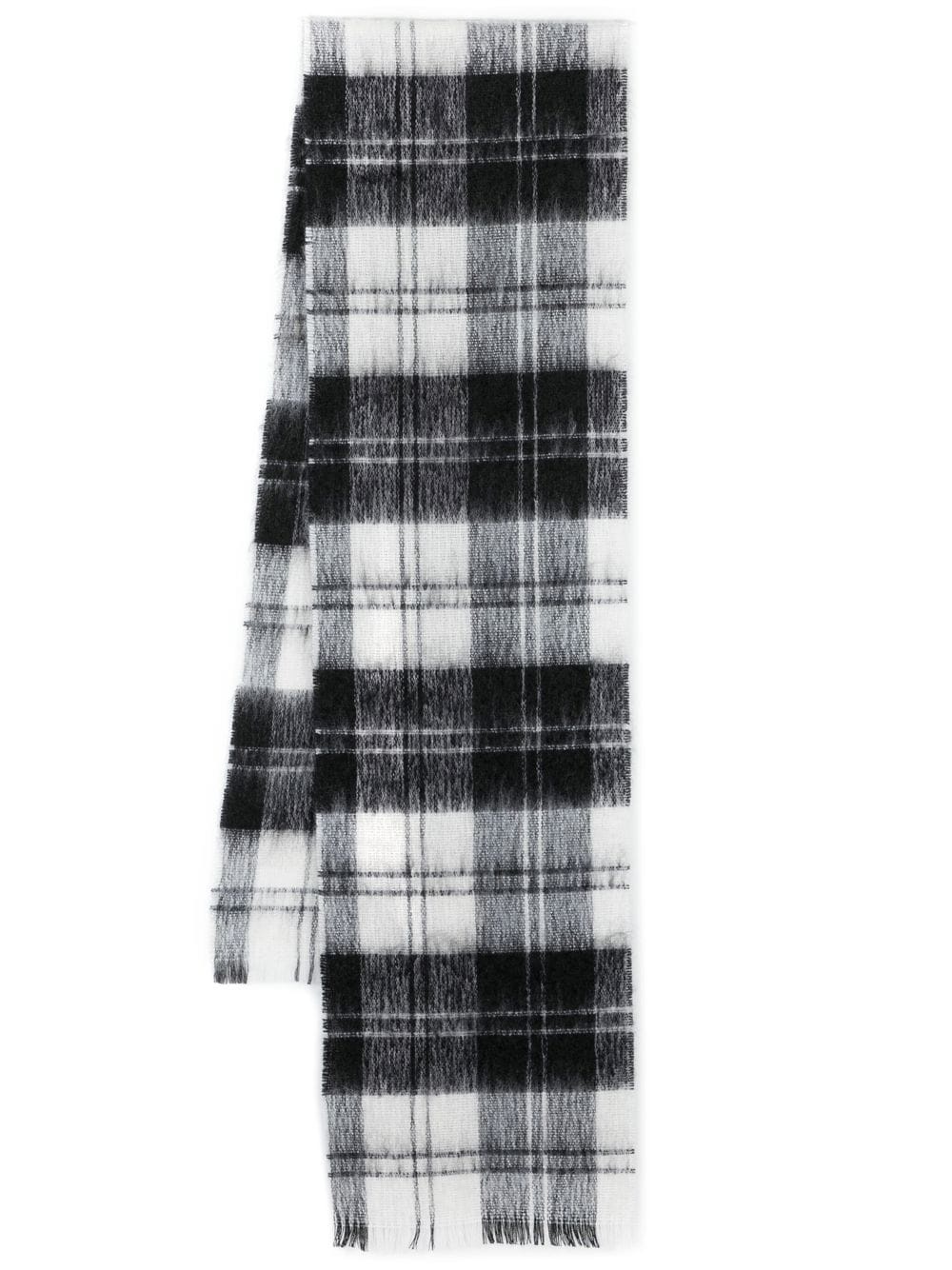 Erskine check-pattern scarf - 1