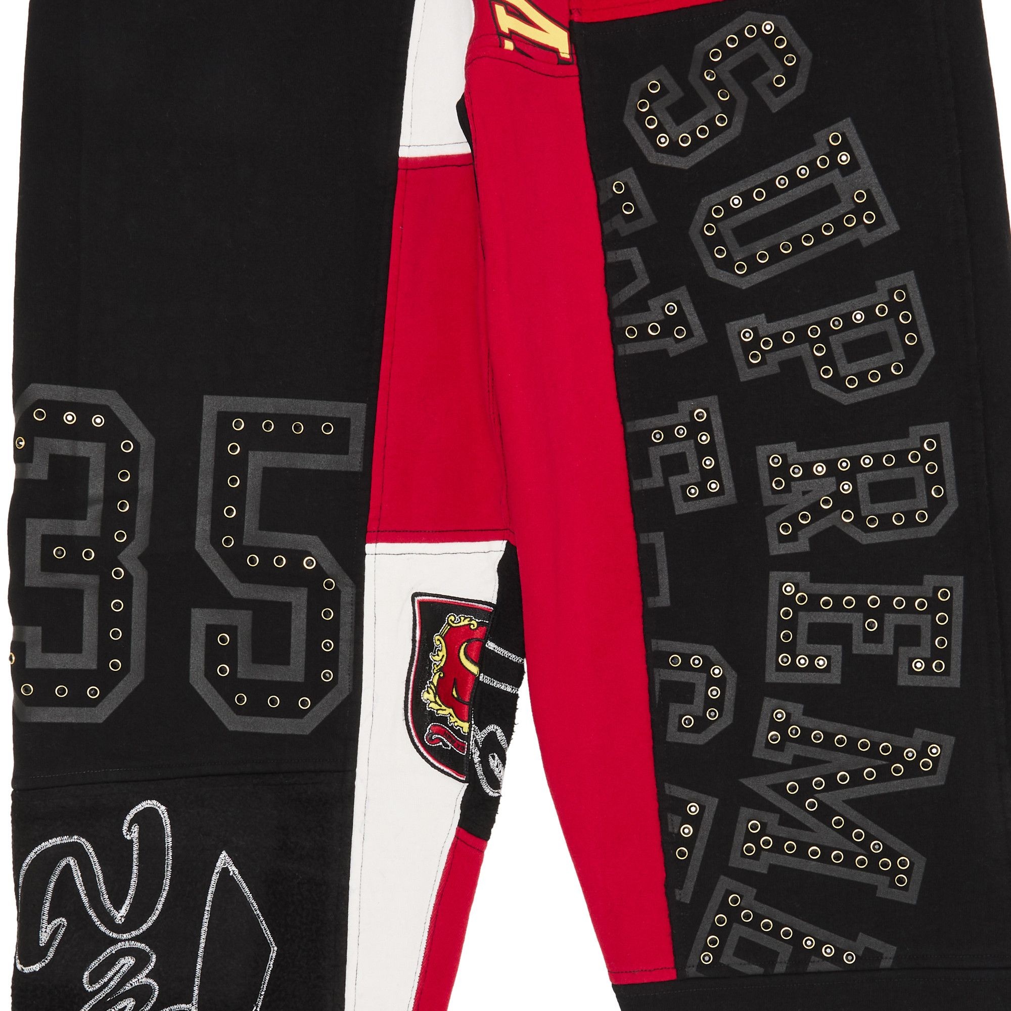 Supreme Patchwork Sweatpant 'Black' - 3