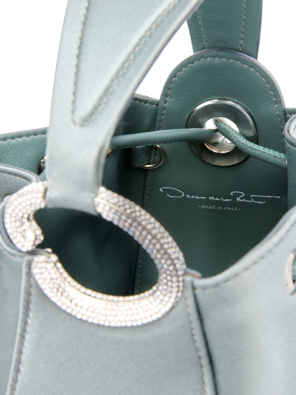 nano Crystal Pavé O Handle bag - 5