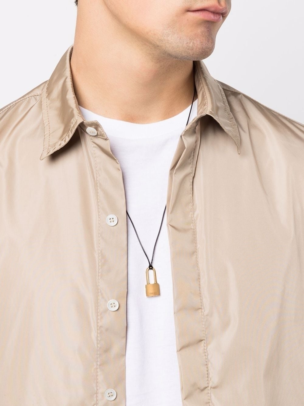 small padlock necklace - 2