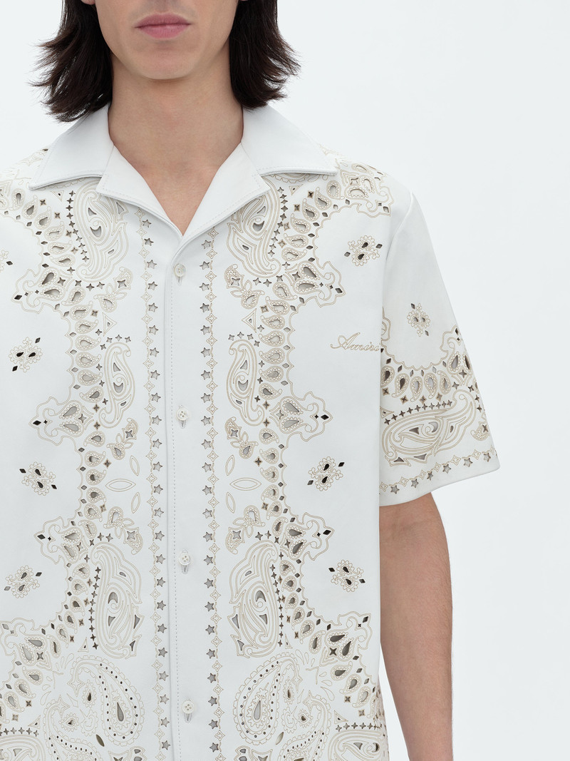 LEATHER BANDANA SHIRT 5