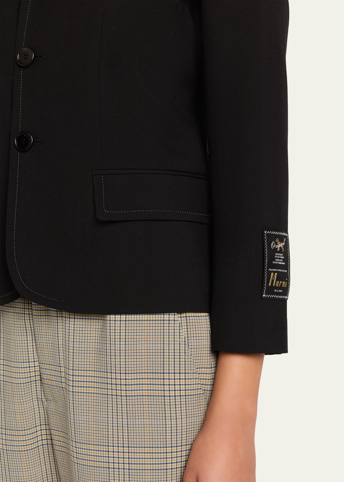 Single-Breasted Baby Simple Chest Jacket - 5