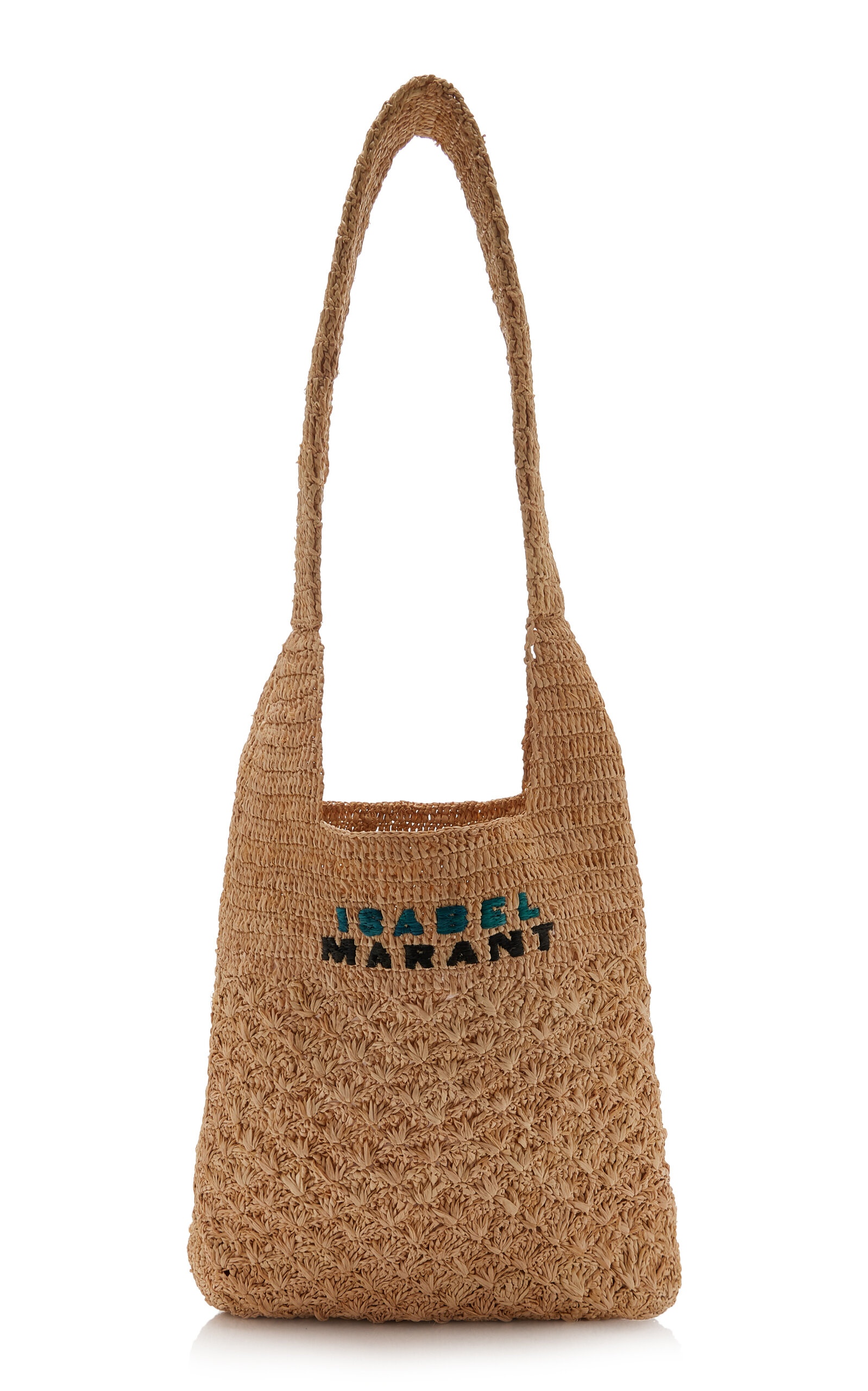 Praia Small Woven Raffia Tote Bag neutral - 1