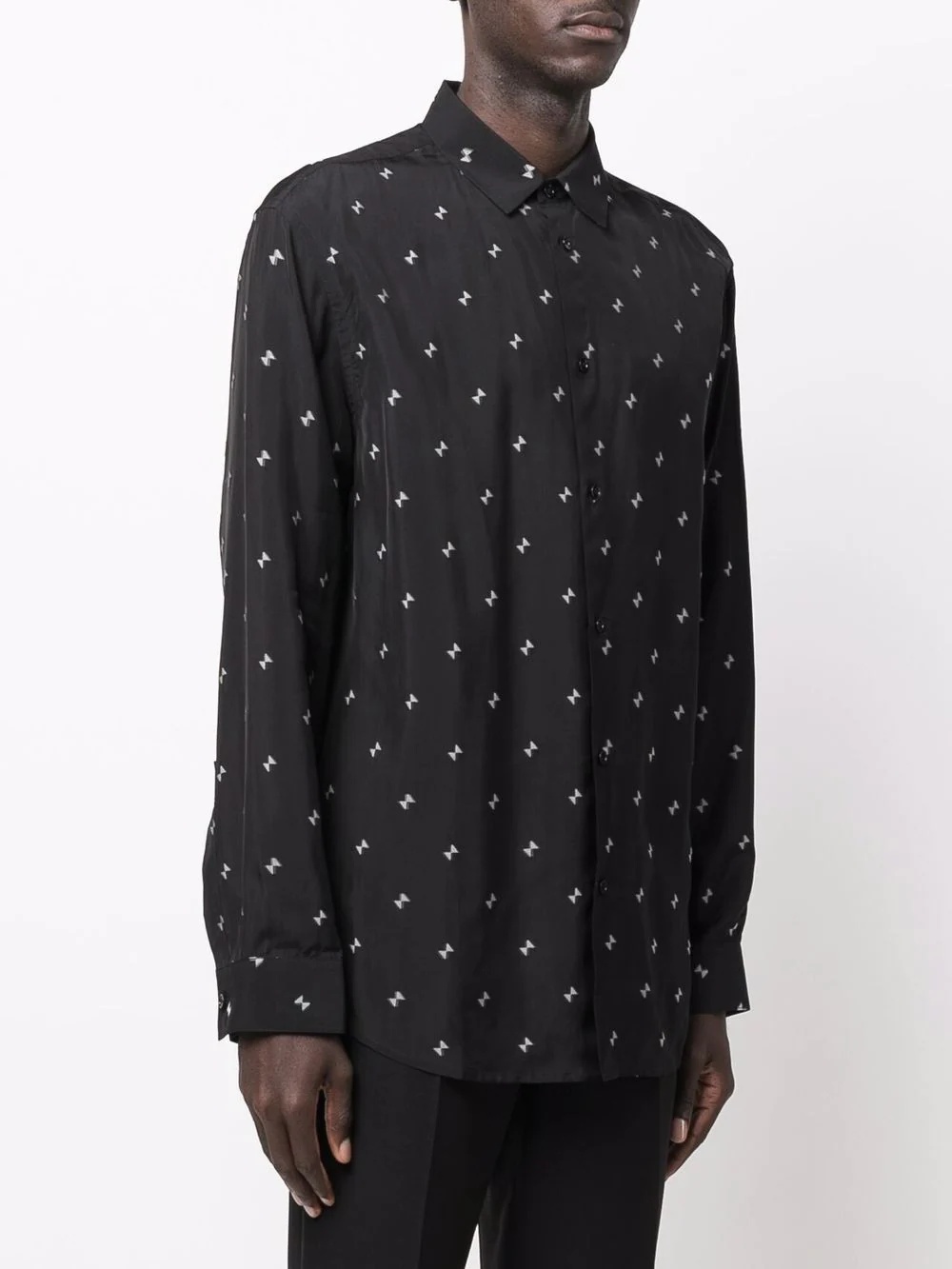 all-over logo long-sleeve shirt - 3