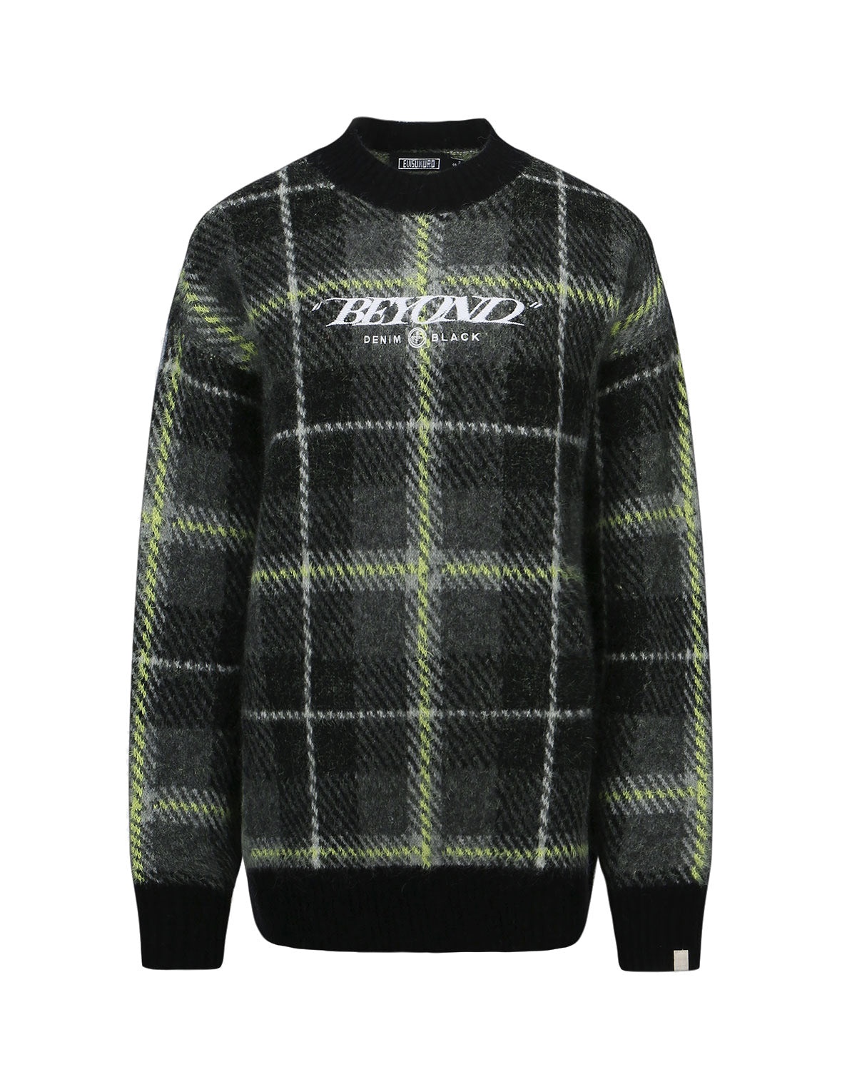 Checked Knitted Sweater - 15