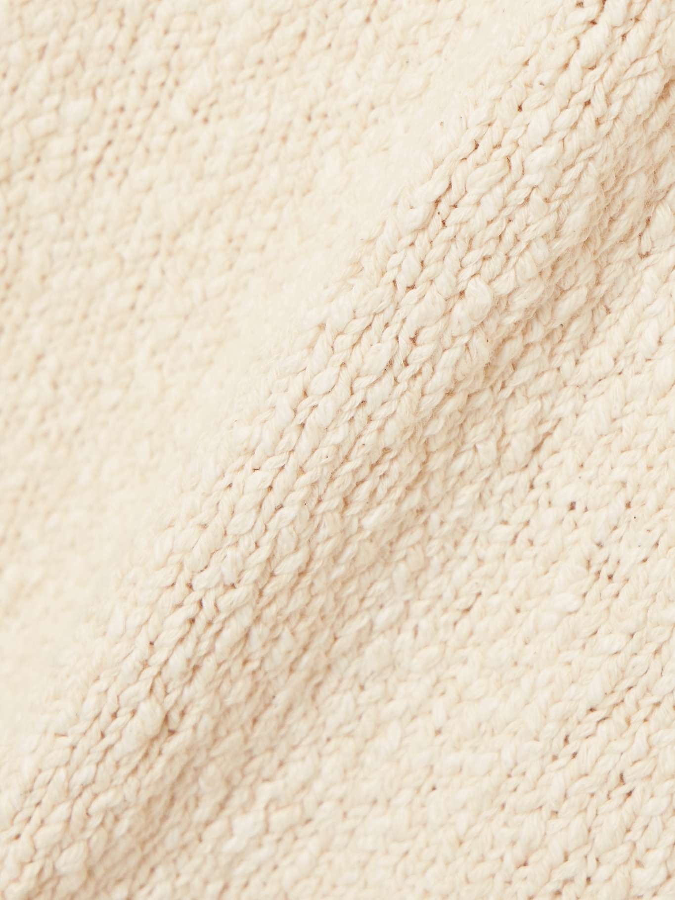 Textured-cotton tank Off-white - 4