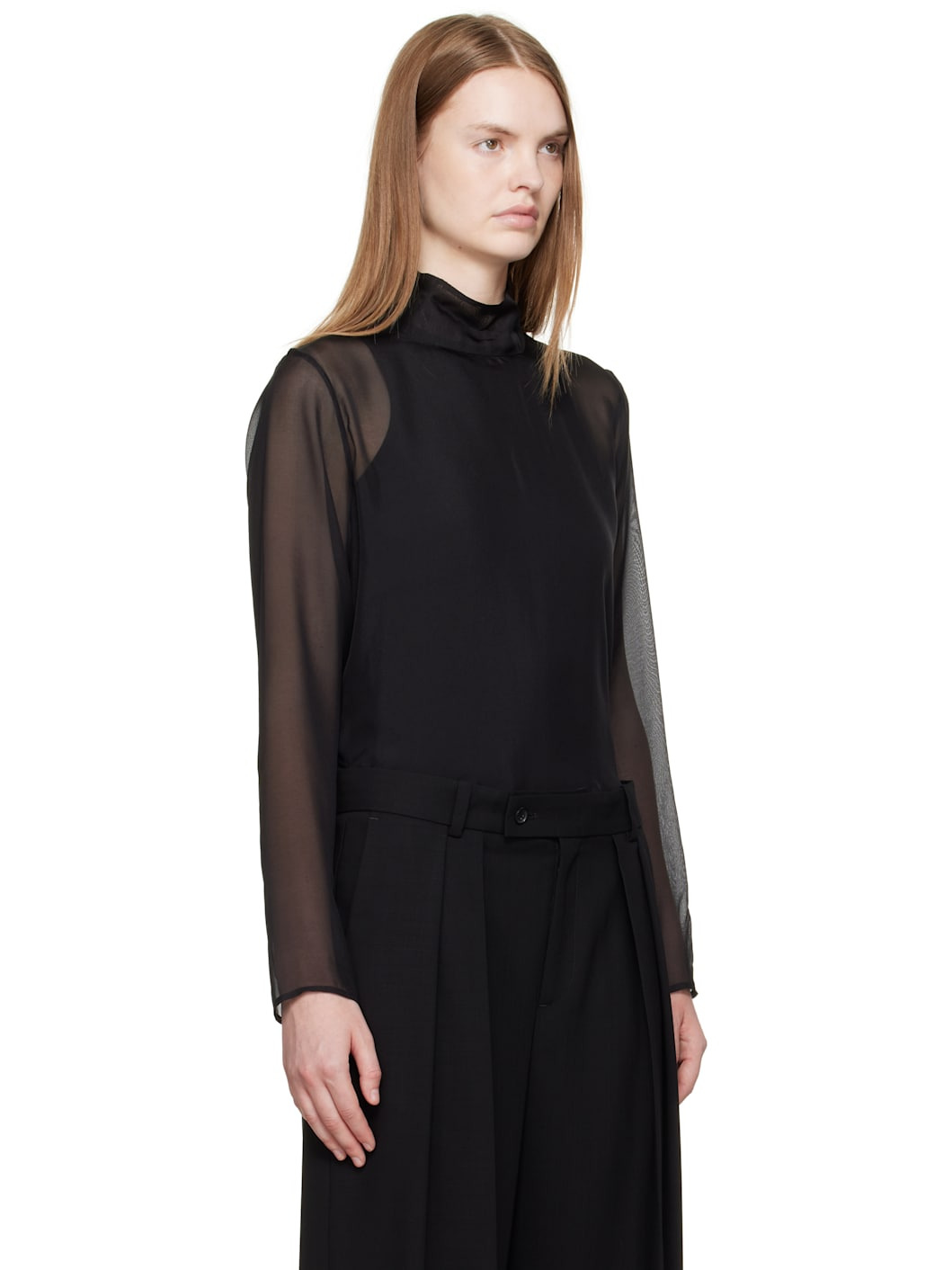 Black Clarice Blouse - 2