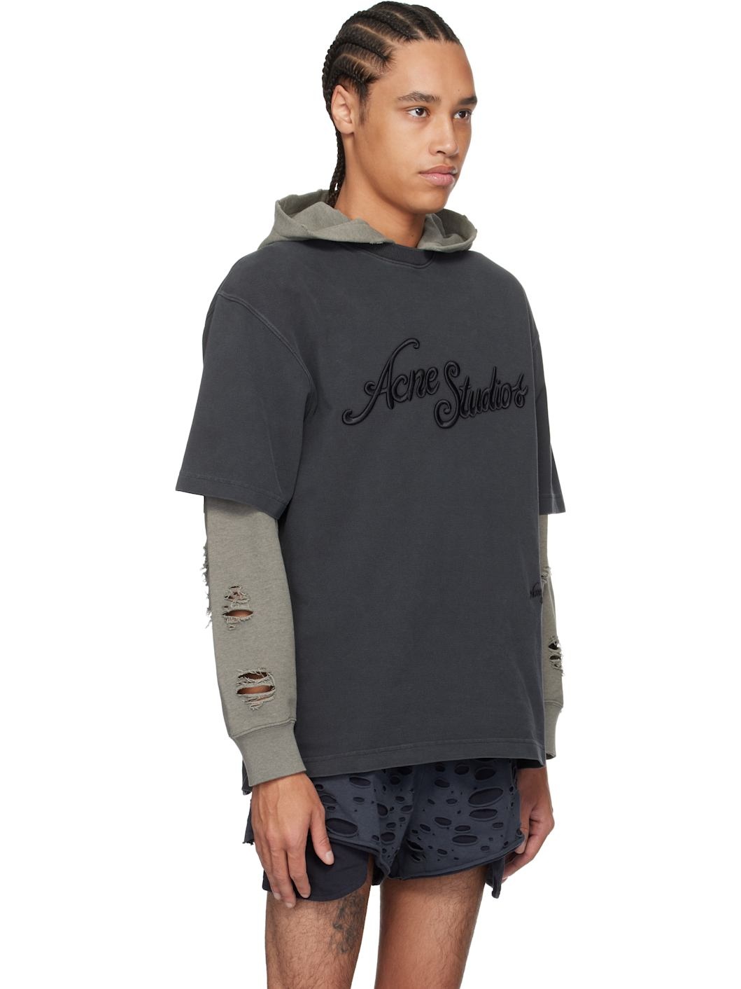 Black Relaxed Fit Logo T-shirt - 2