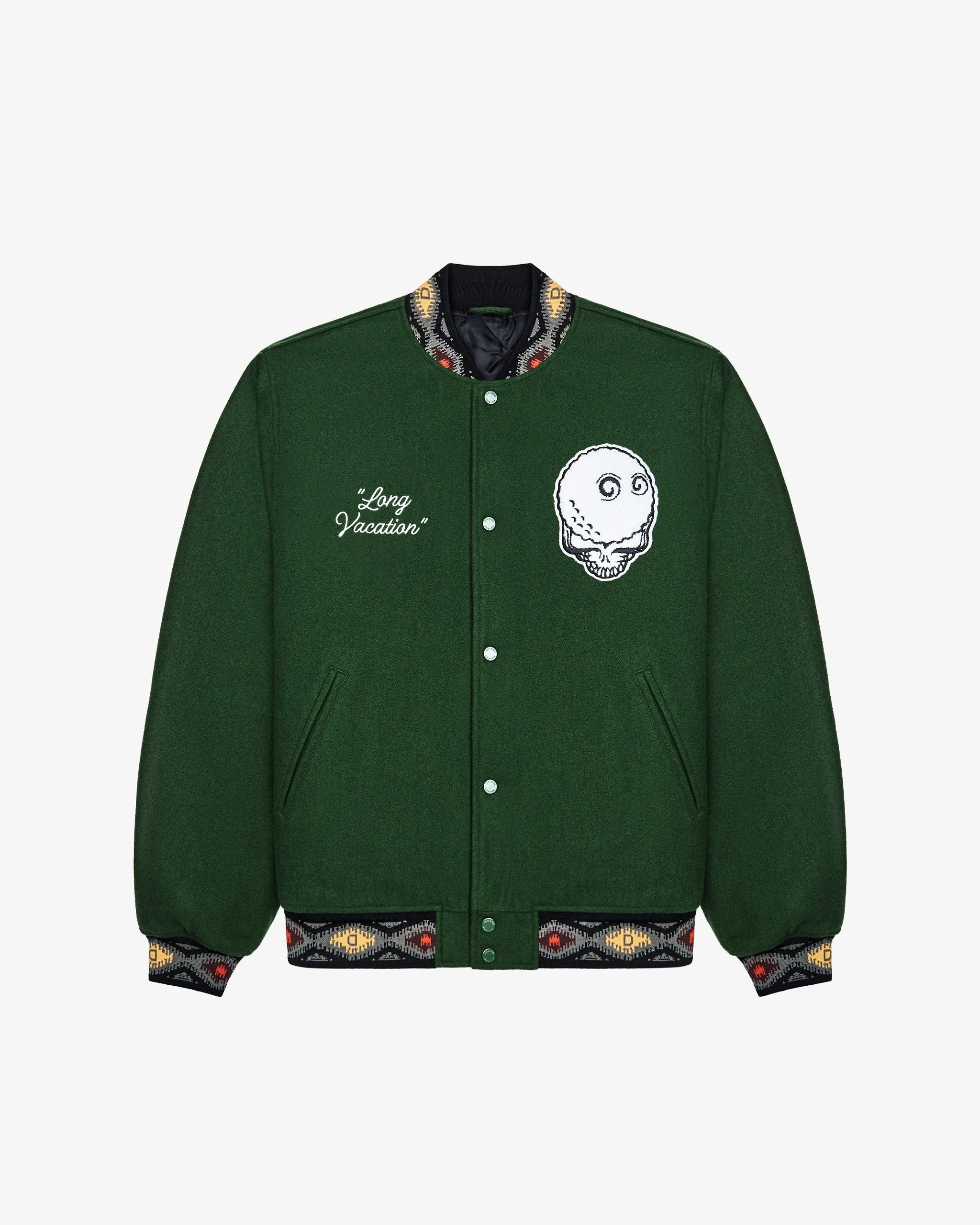 GRATEFUL DEAD LONG VACATION VARSITY JACKET - 1