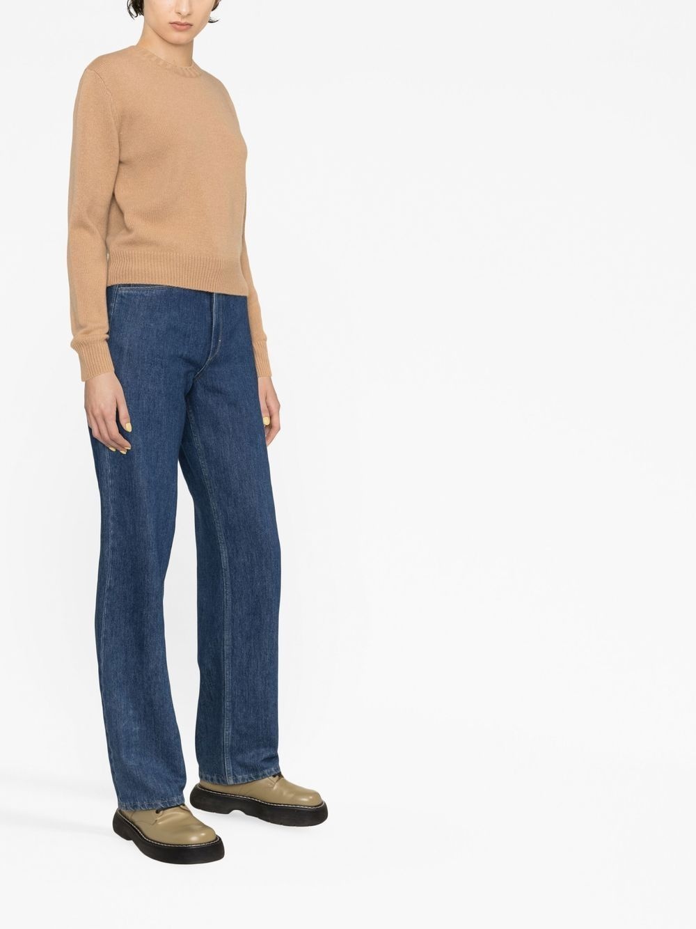 long-sleeve knitted jumper - 4