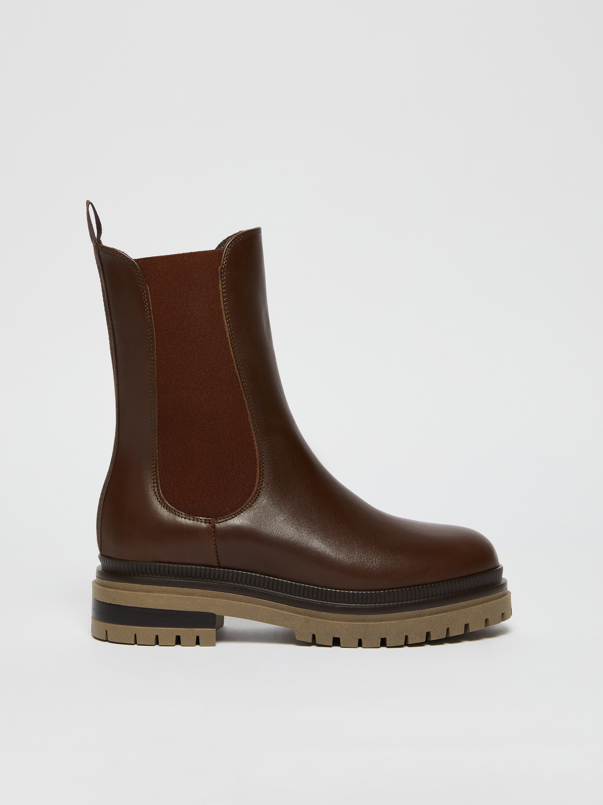 LIVREA Semi-glossy leather ankle boots - 1