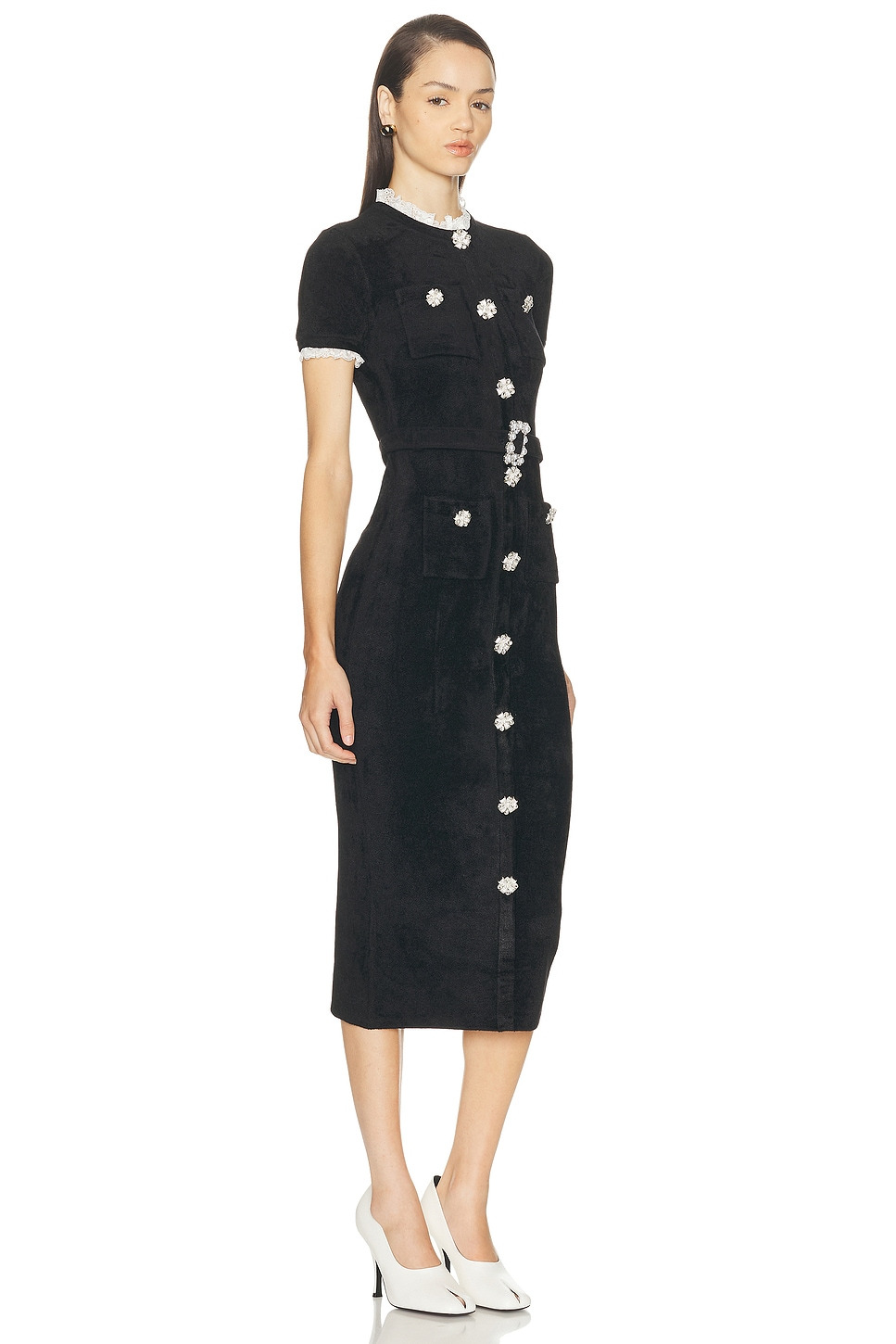 Chenille Knit Midi Dress - 2