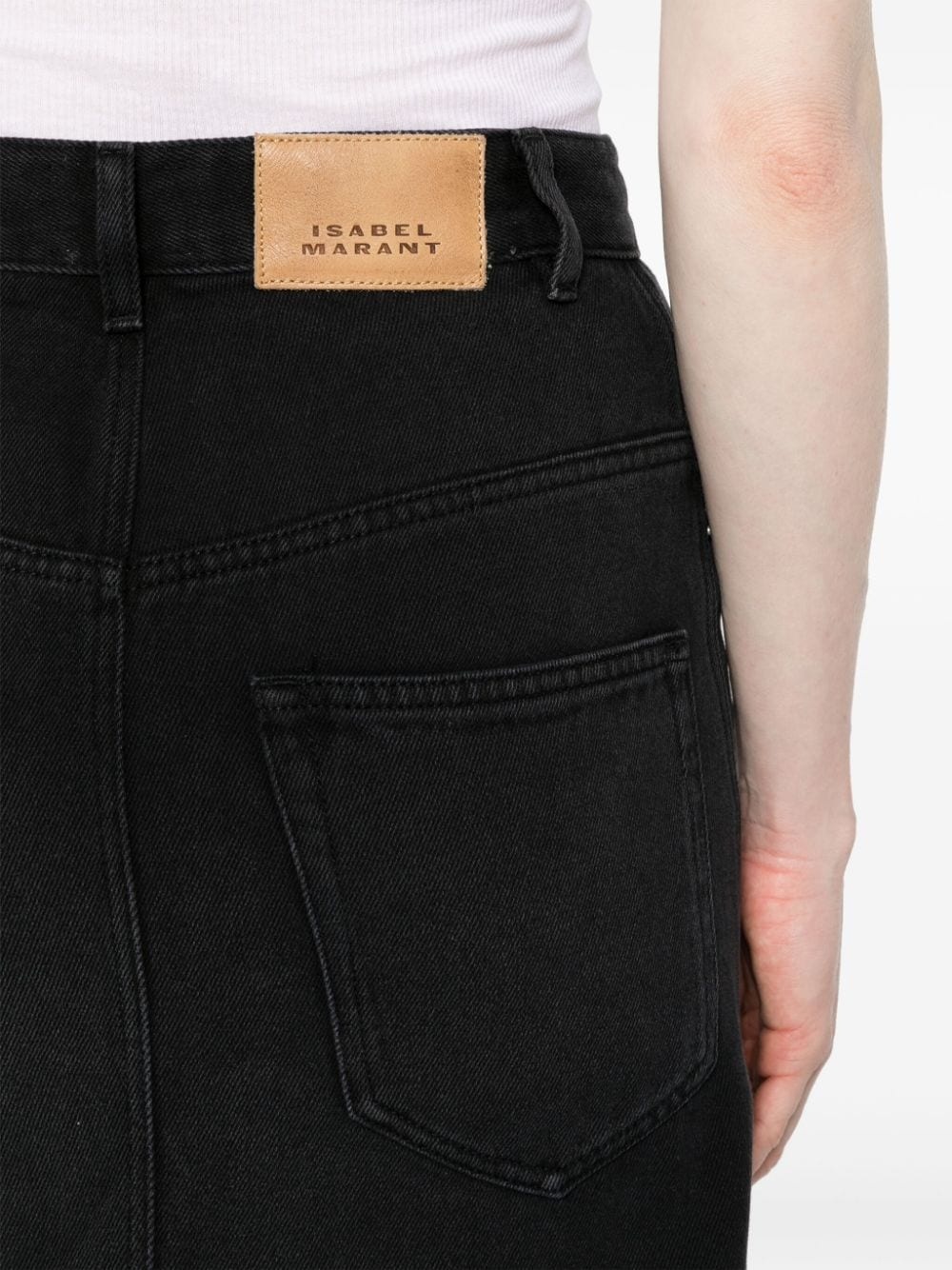 Tilauria denim midi skirt - 5
