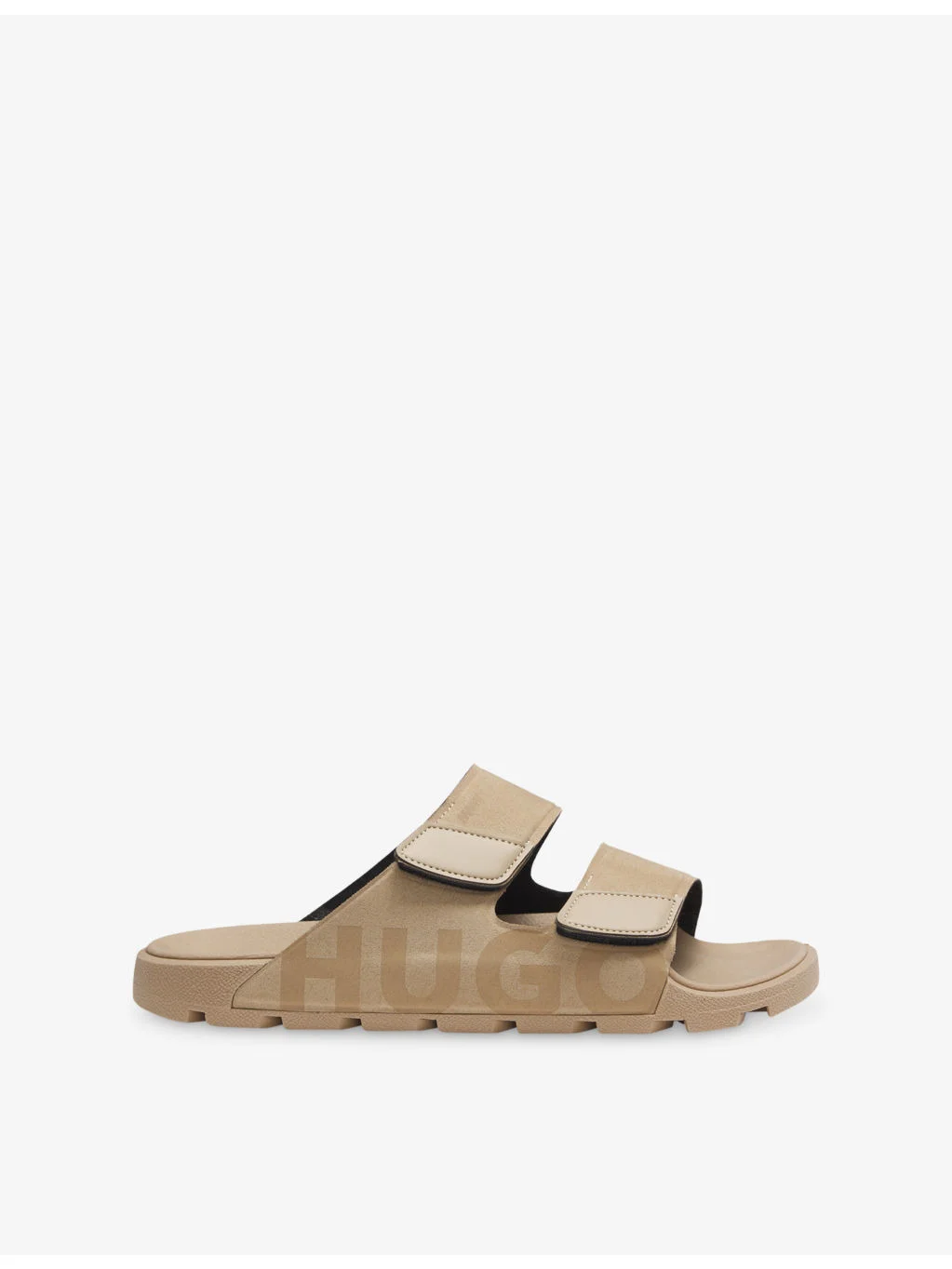 Branded Faux-Suede Sandals - 1