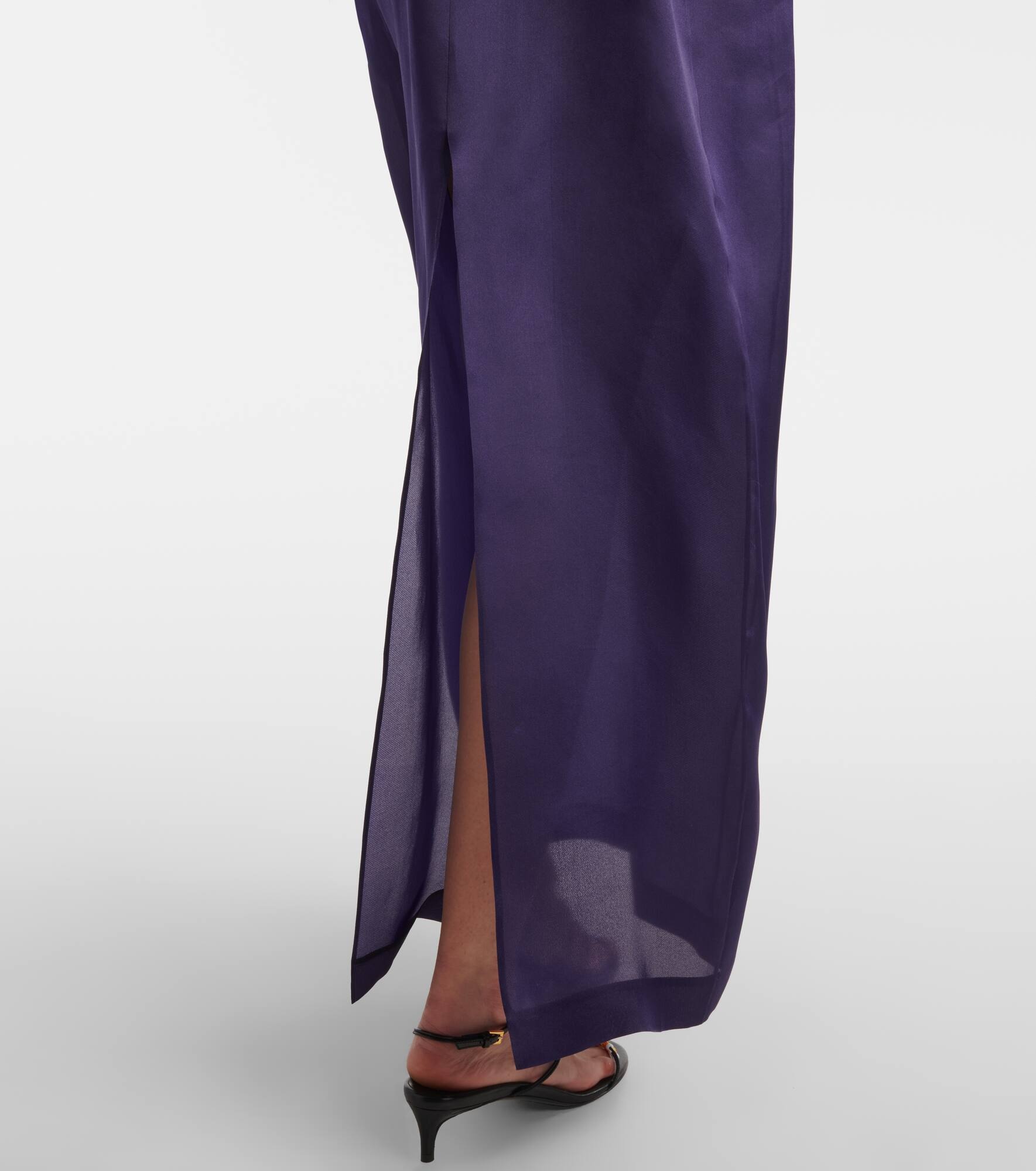 Tulula silk organza slip dress - 5