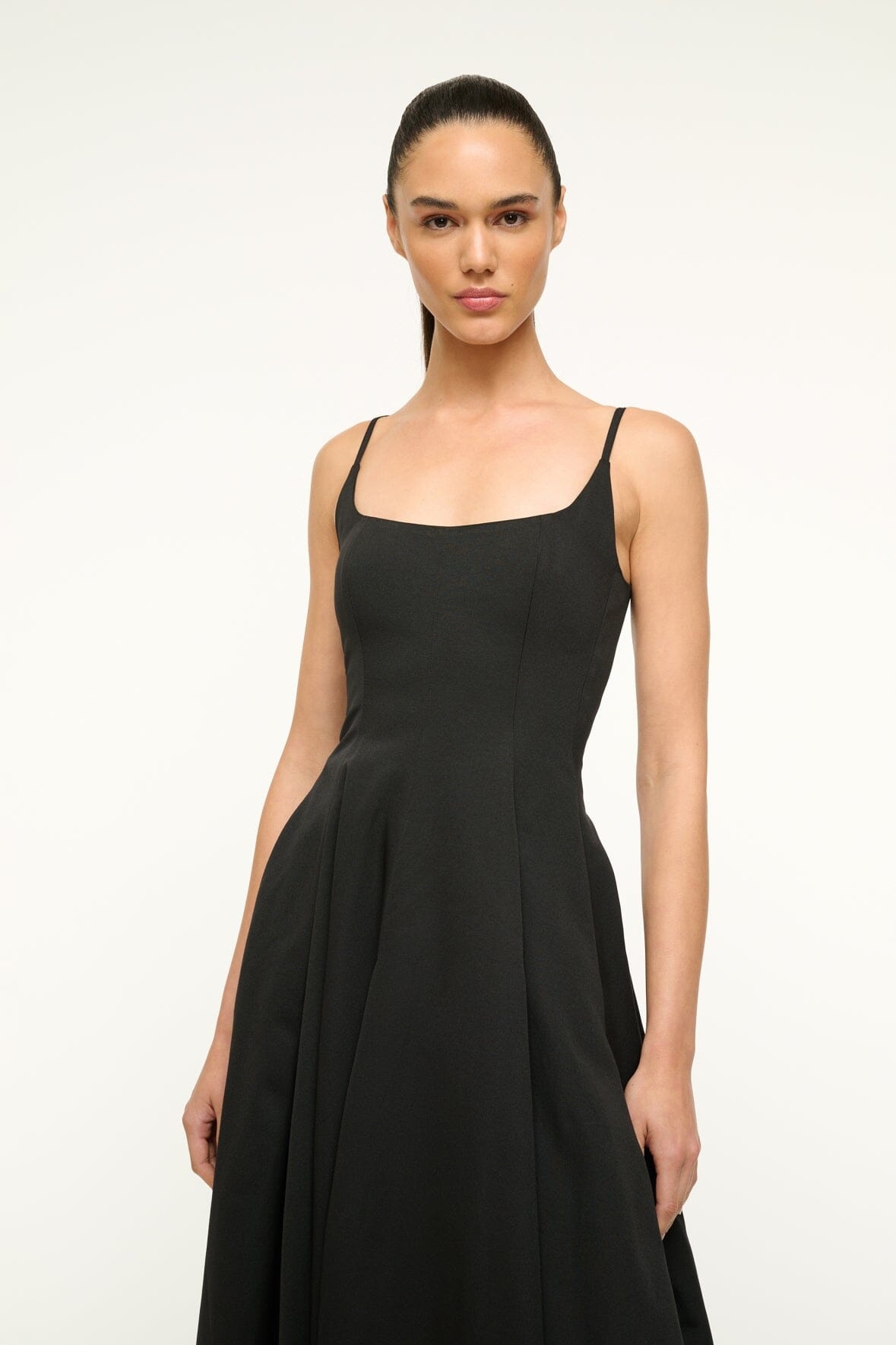 STAUD JOY MAXI DRESS BLACK - 3