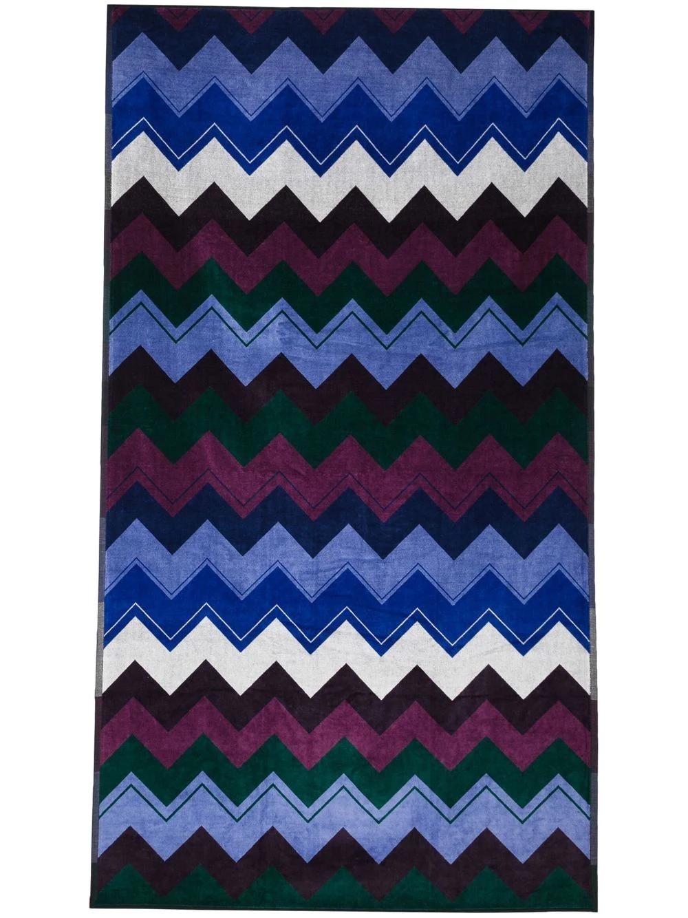 zigzag-pattern beach towel - 3