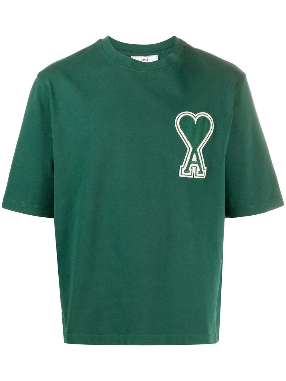  MEN T-SHIRT WITH OVERSIZE AMI DE COEUR PATCH  - 1