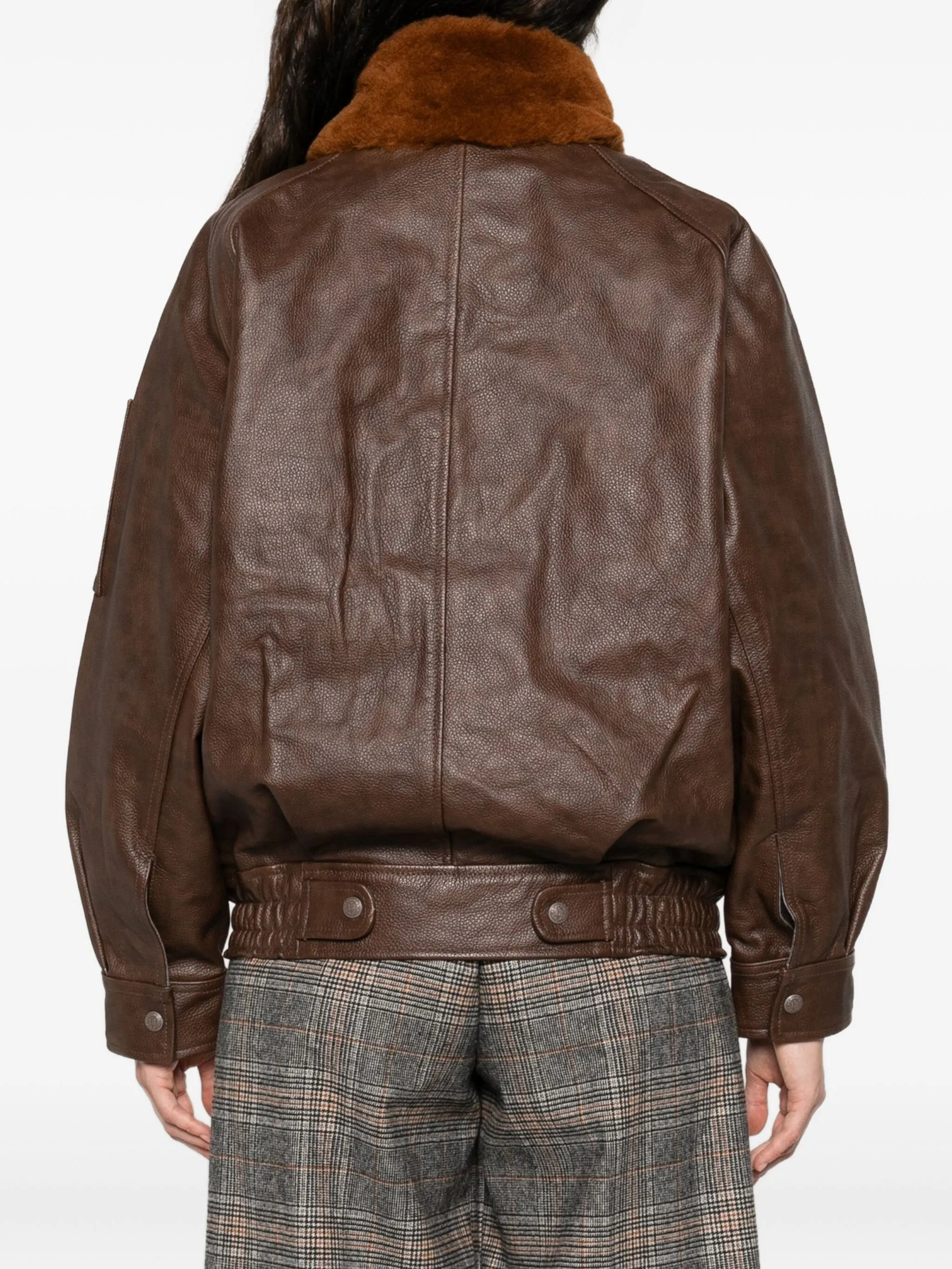 R13 Flap-pocket Leather Jacket - 5