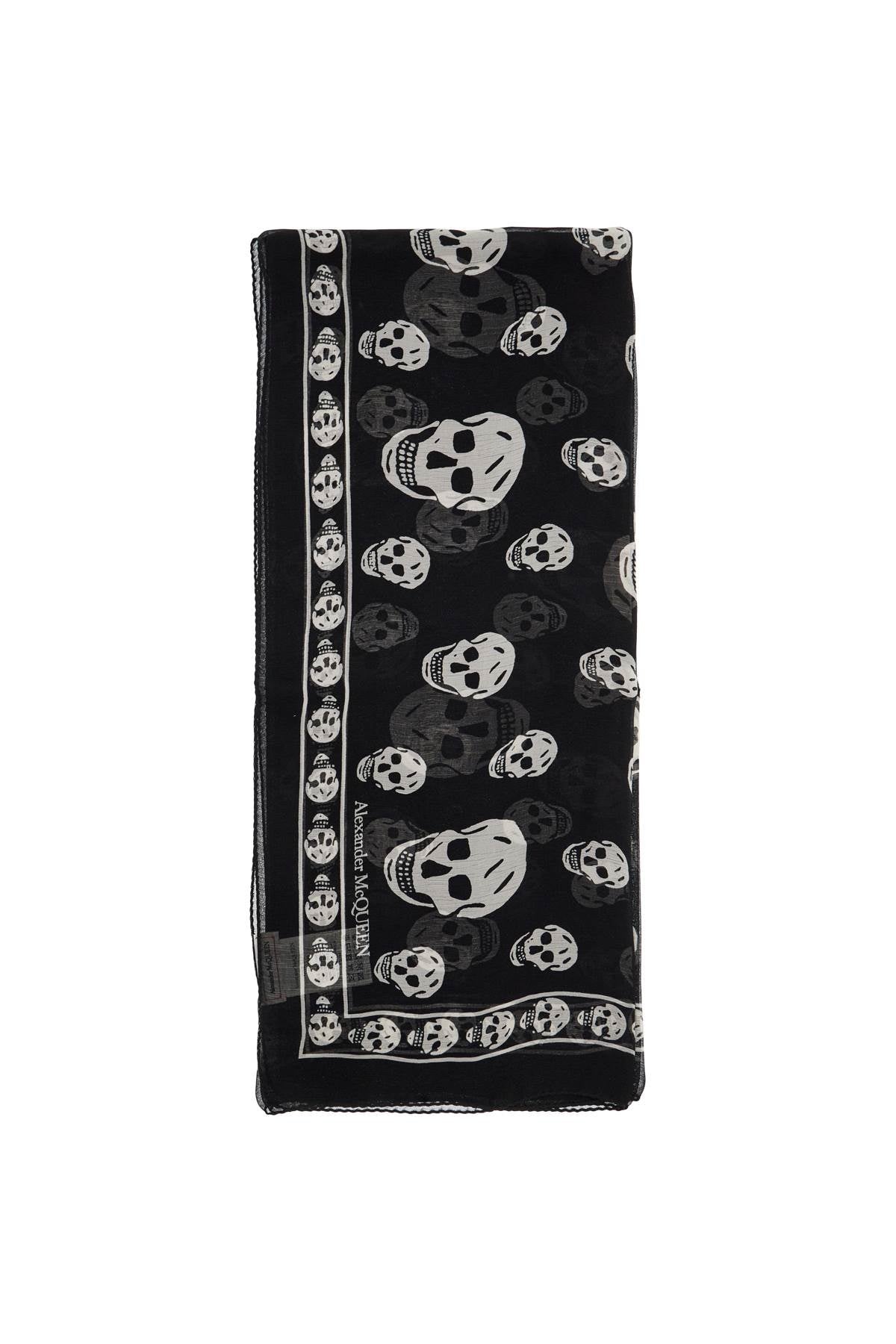 Silk Skull Scarf - 1