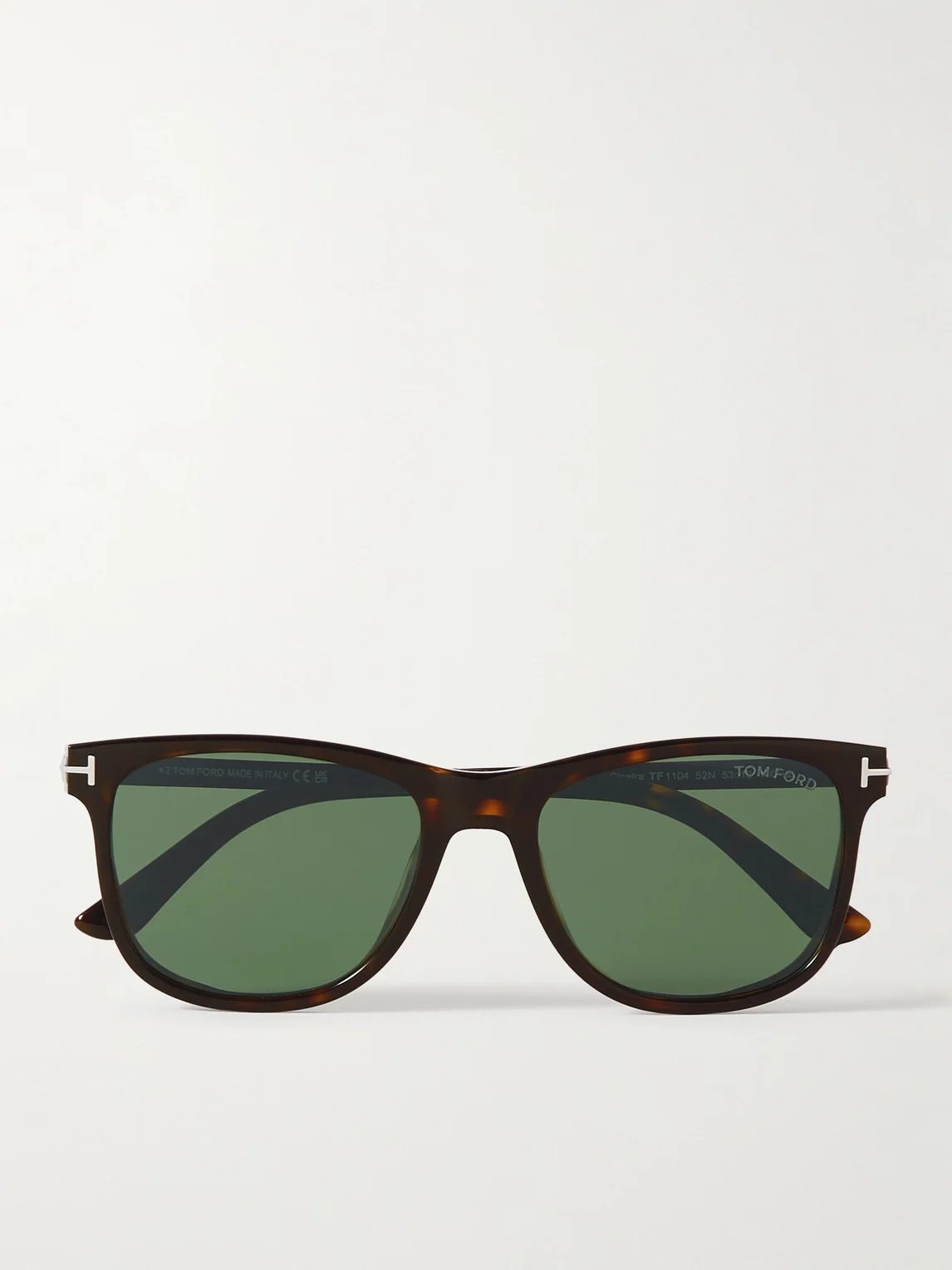 Sinatra D-Frame Tortoiseshell Acetate and Silver-Tone Sunglasses - 1