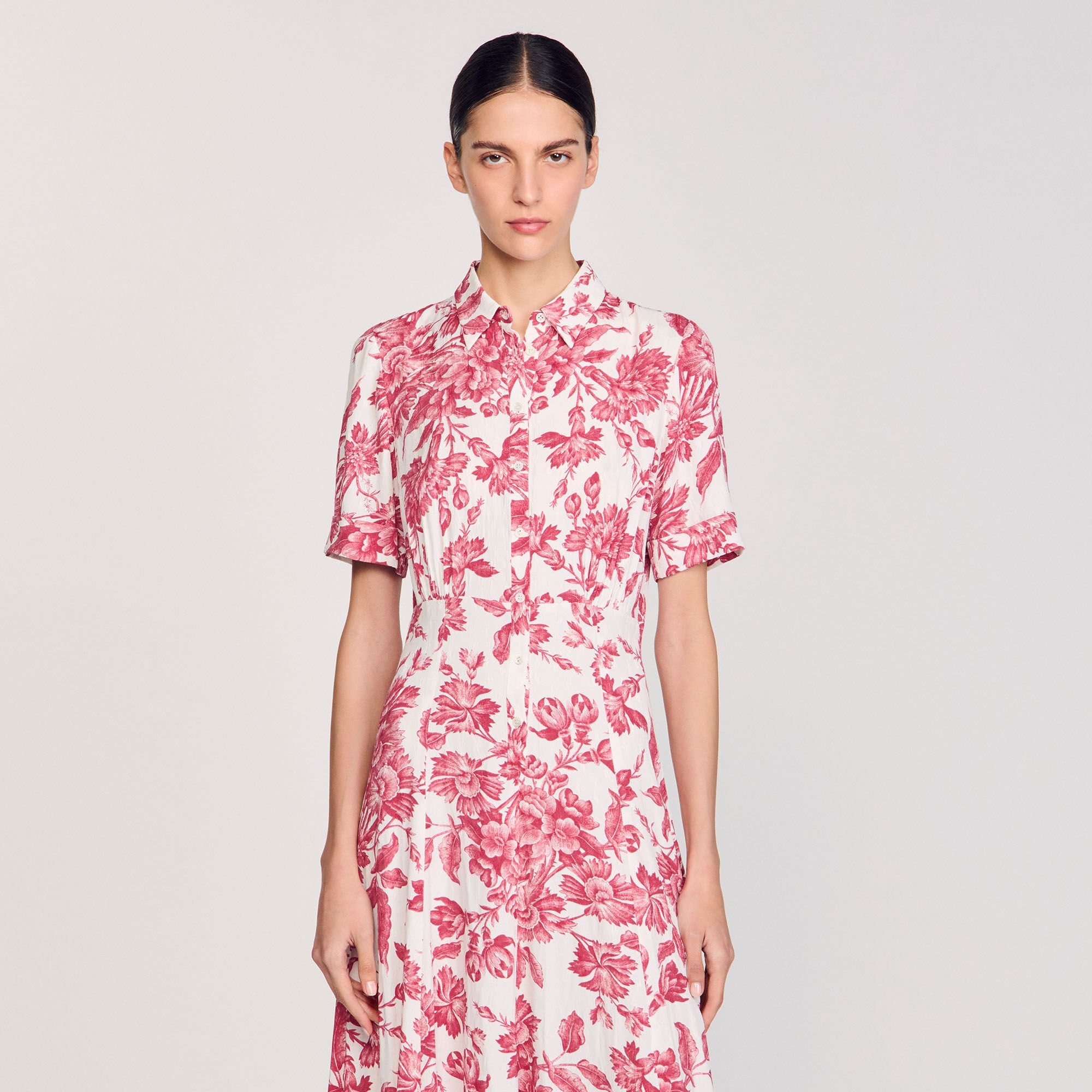 FLORAL PATTERNED MAXI DRESS - 4