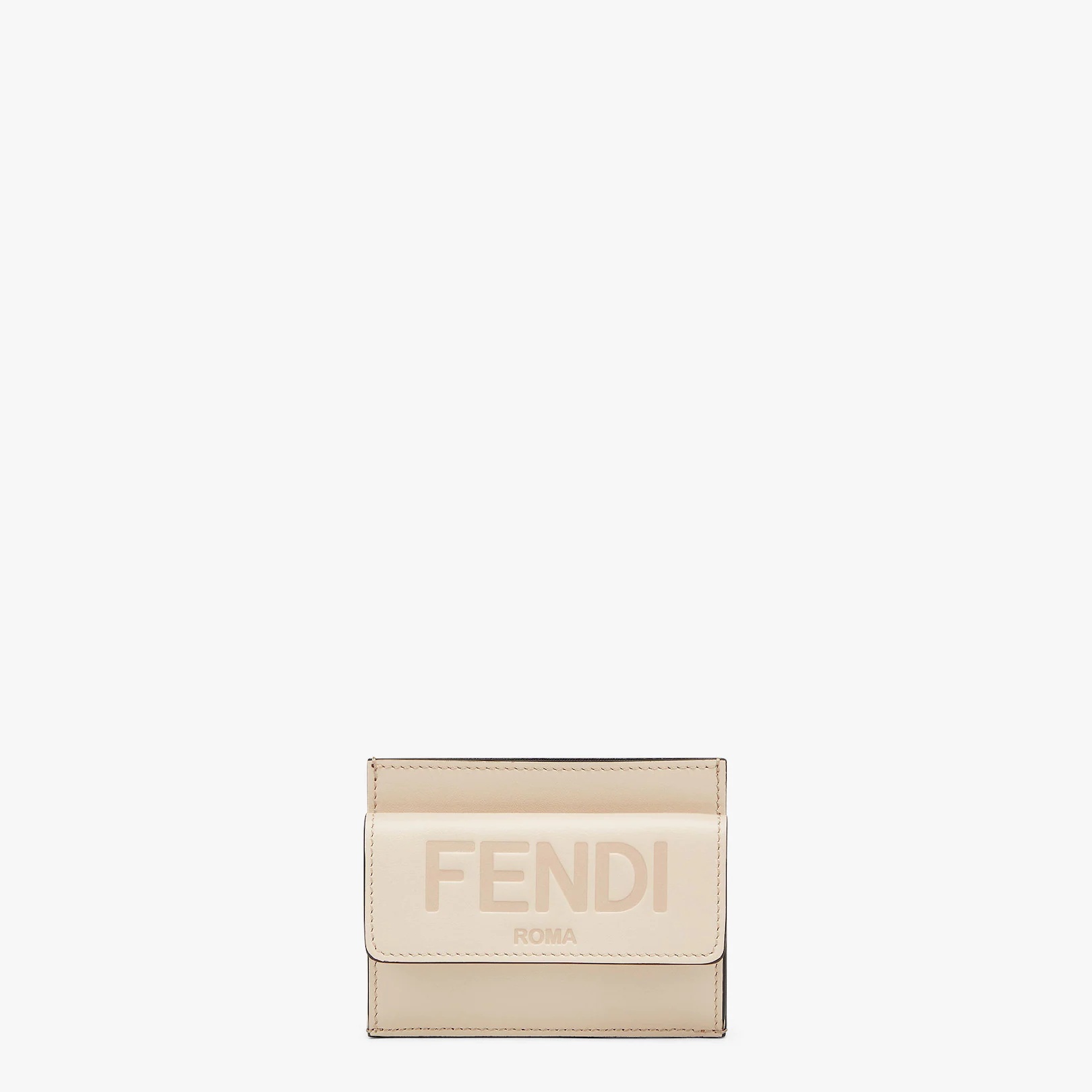 Pink leather card holder - 1