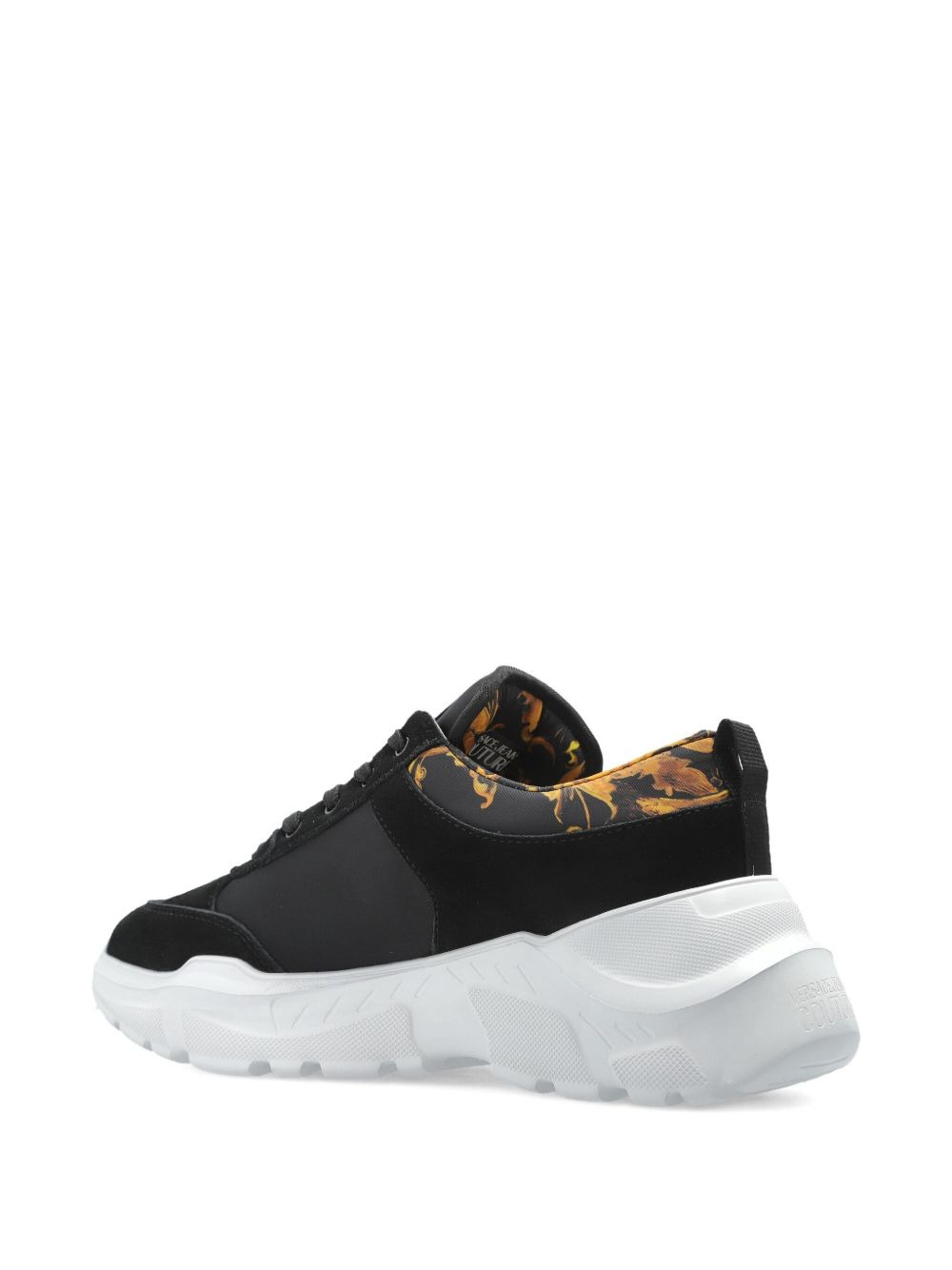 floral-panelled sneakers - 4