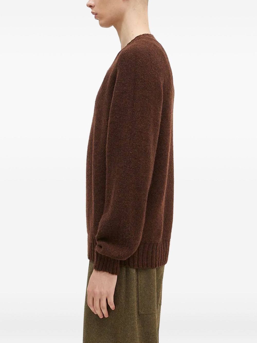 round-neck wool sweater - 2