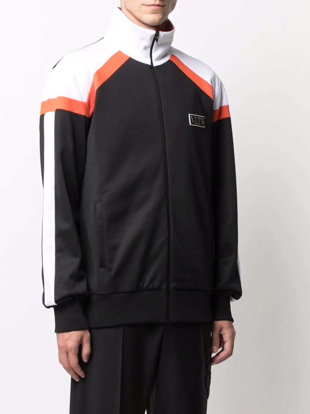 VLTN-motif zip-up jacket - 3