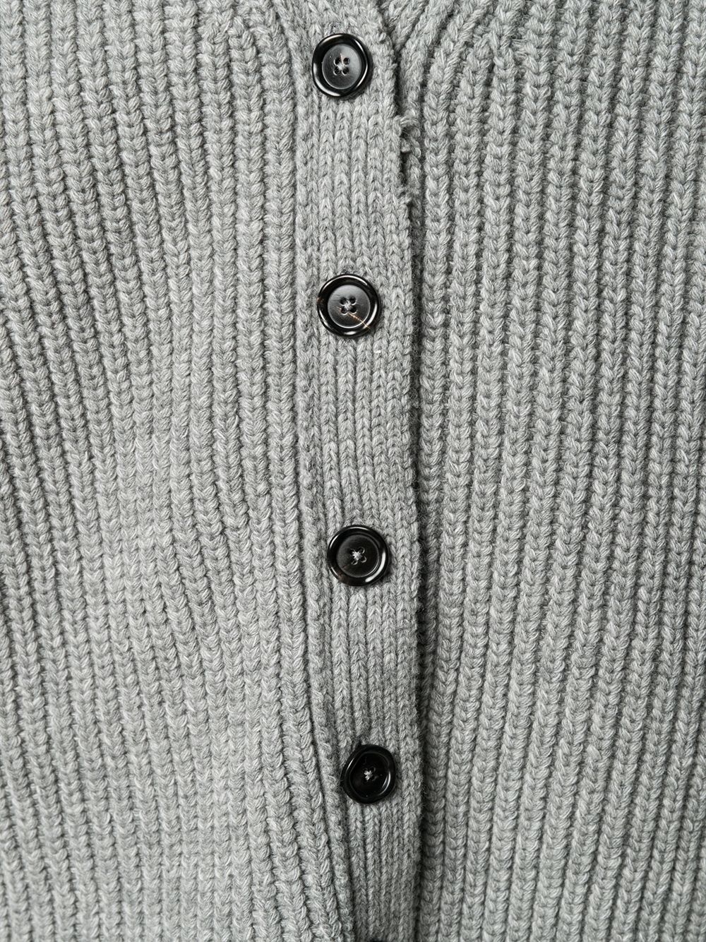 deconstructed wool cardigan - 5