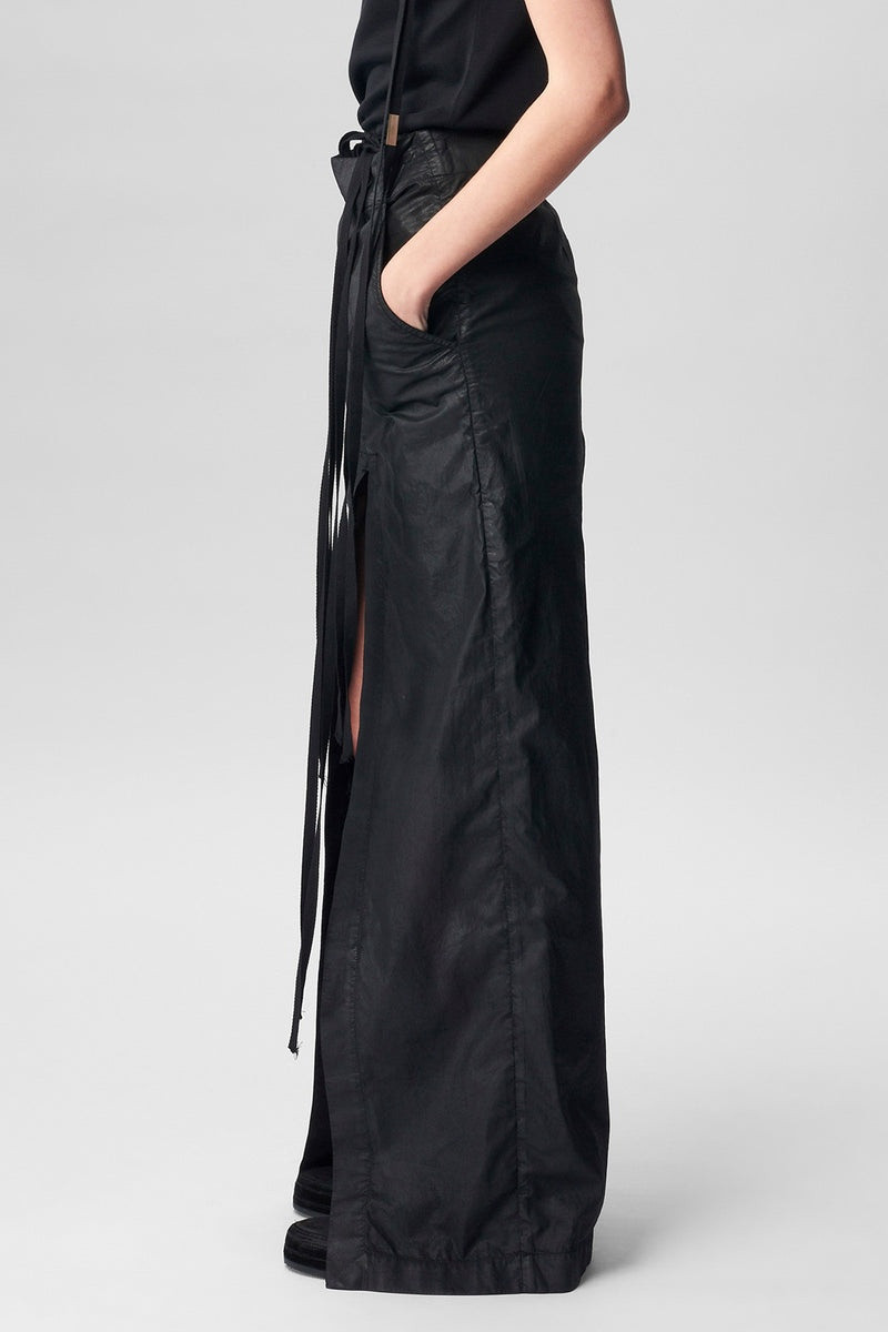 Ann Demeulemeester Odilie Slouchy Waist Straight Skirt outlook