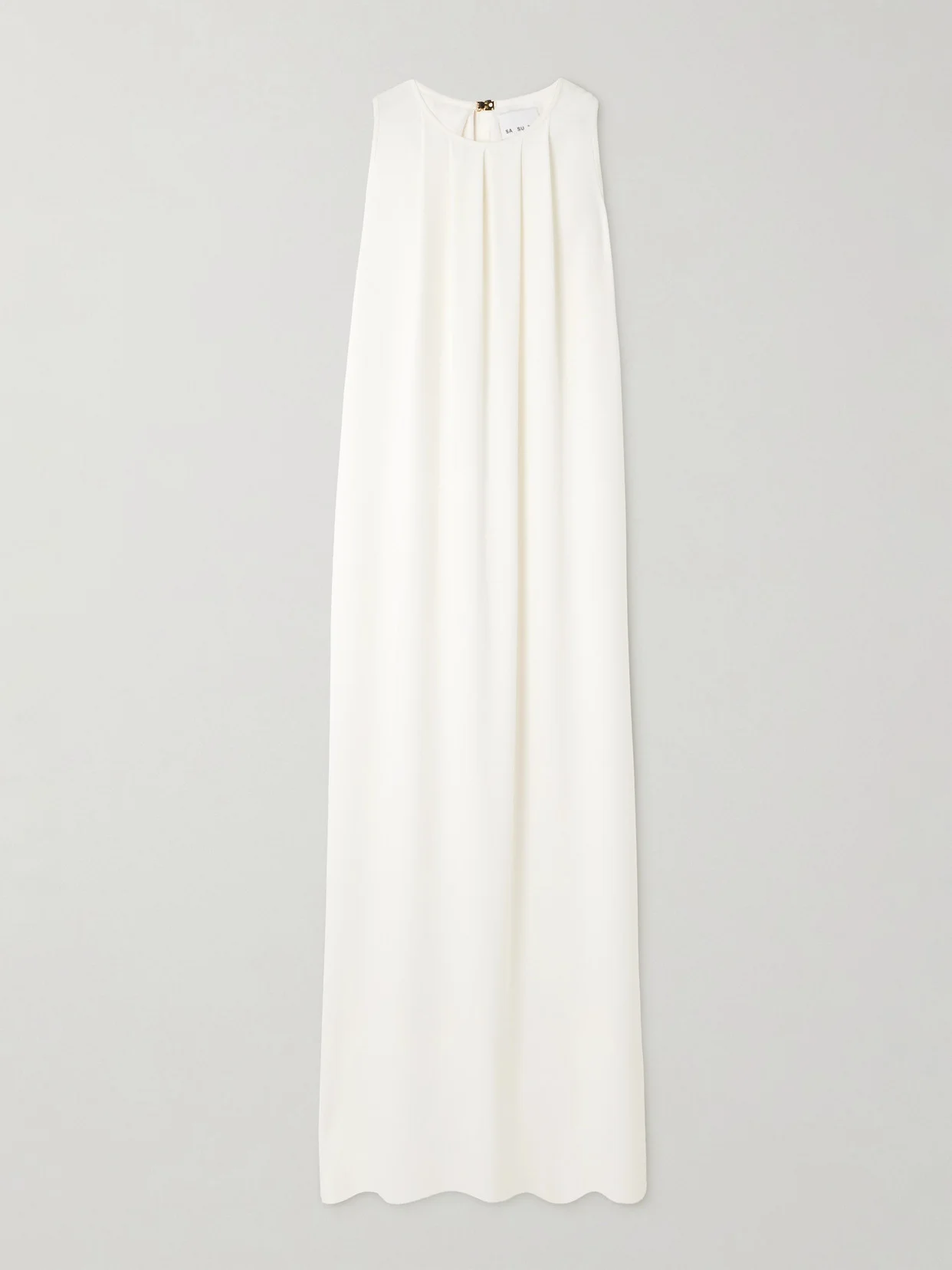Atena Draped Cady Maxi Dress - 1